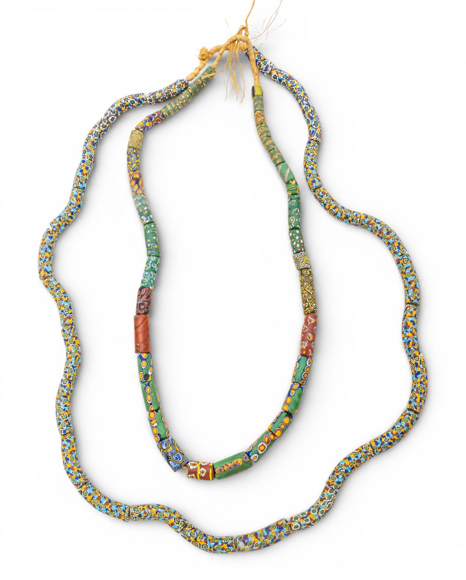 Two African Trade Bead Necklaces, 2 PCS (1 of 4)