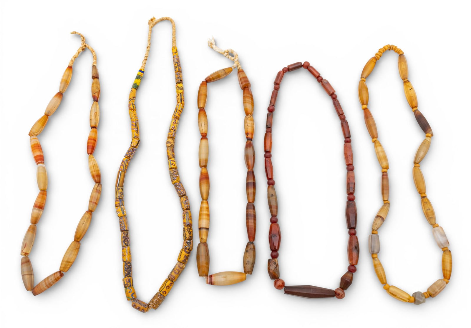 Five African Glass Trade Bead Necklaces, 5 PCS (1 of 4)