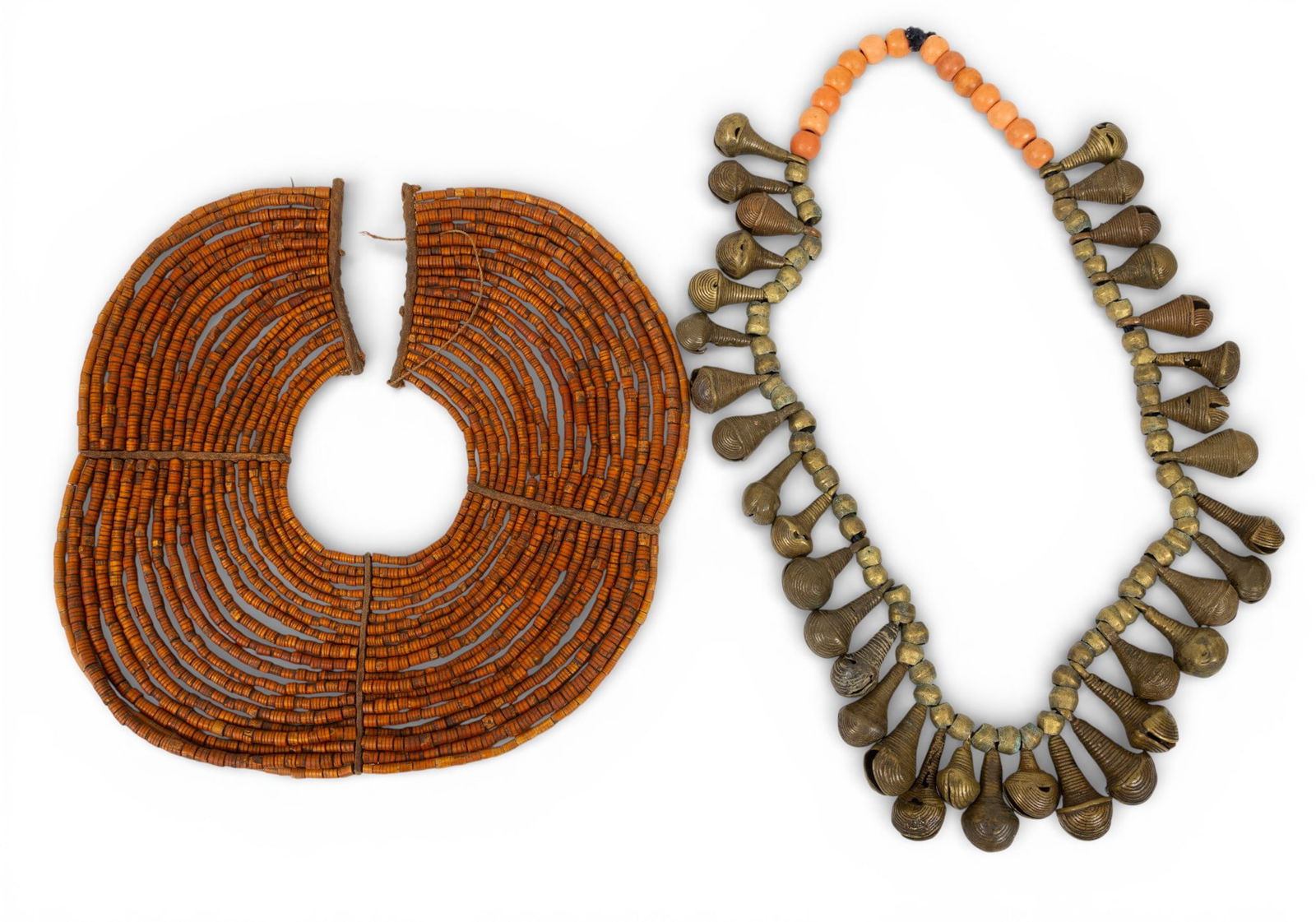 African Trade Bead Necklaces 2 PCS (1 of 5)