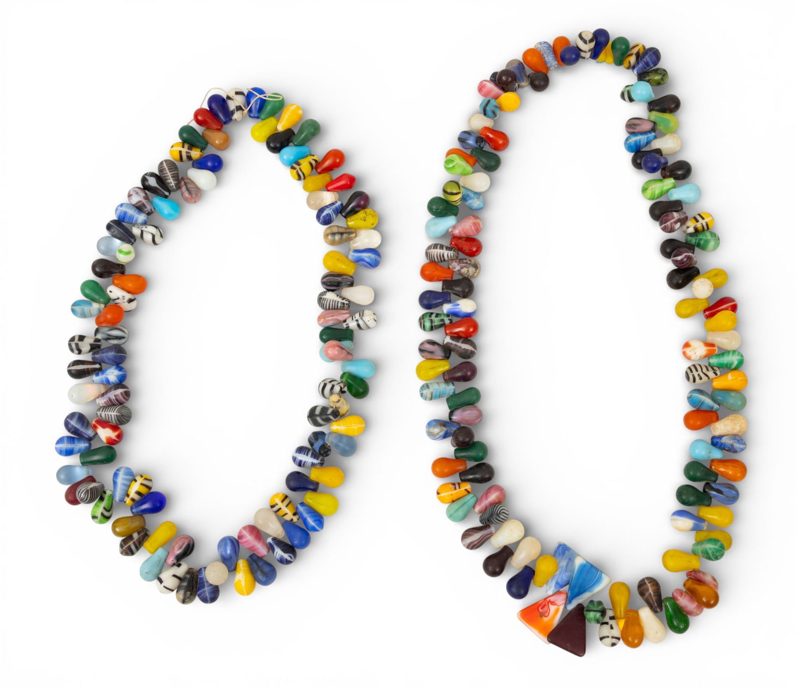 Two African Trade Bead Necklaces 2 PCS (1 of 5)