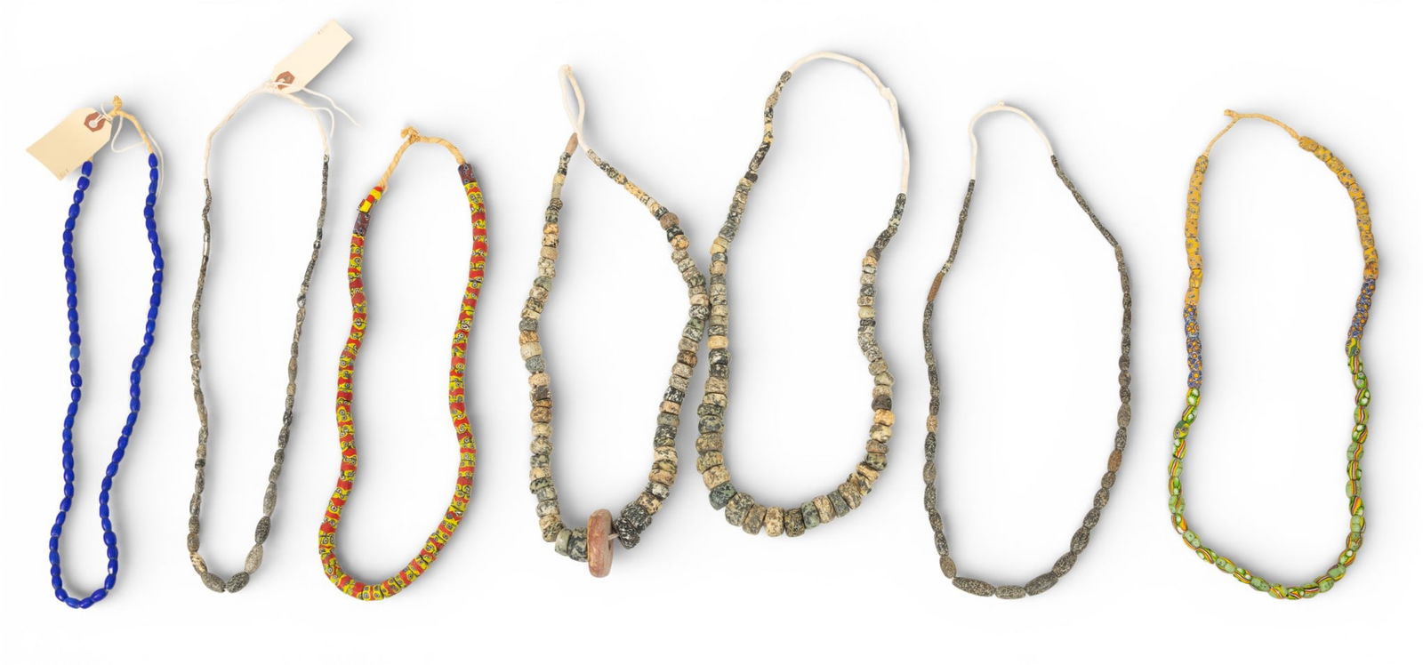 Seven African Trade Bead Necklaces 7 PCS (1 of 7)
