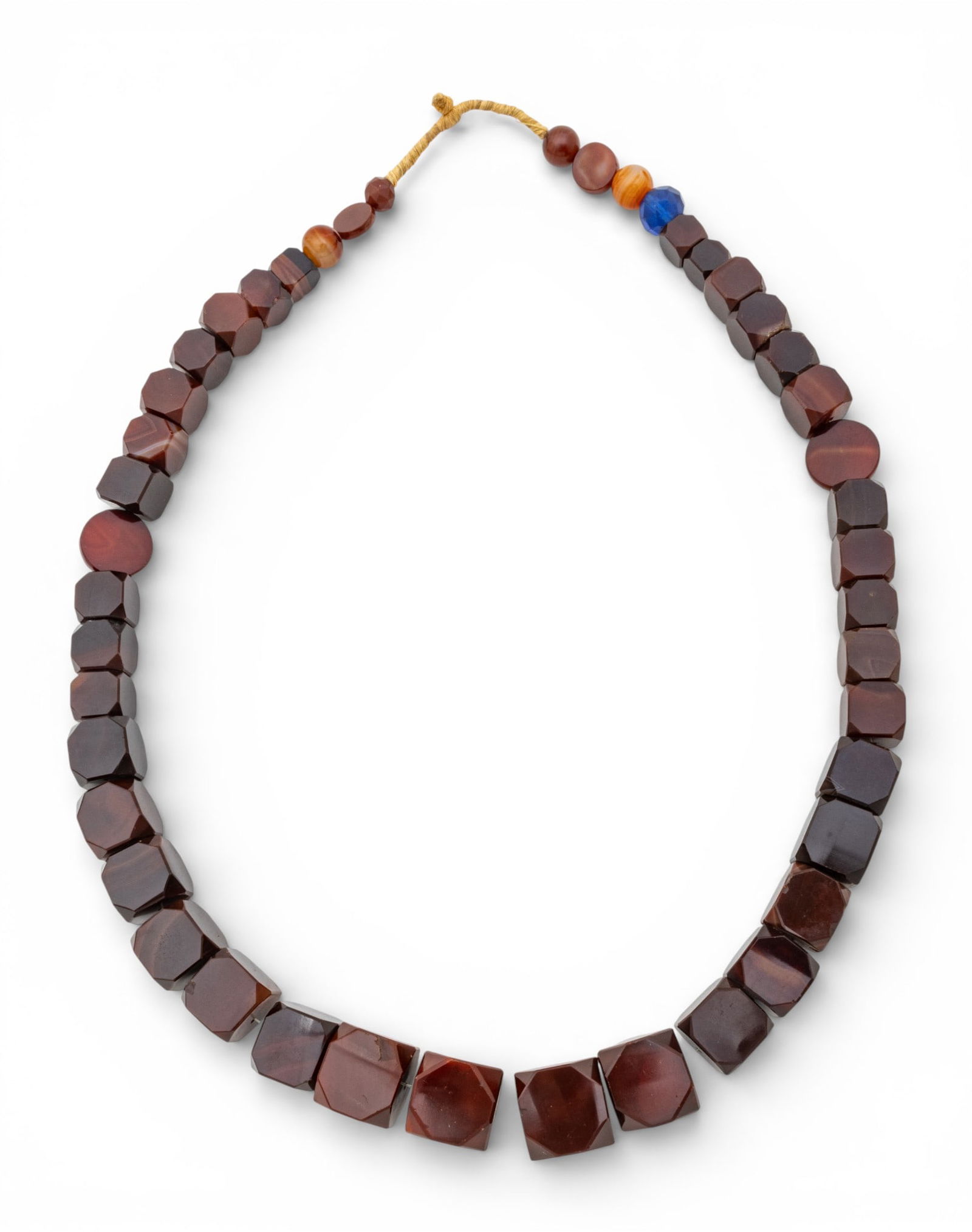 African Trade Bead Necklace, Hardstone (1 of 6)