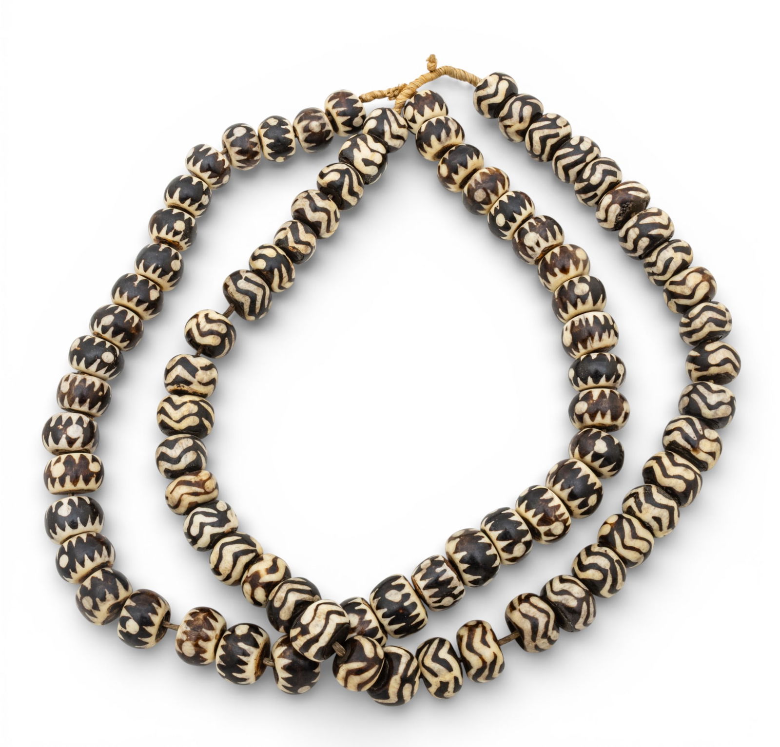 Two African Glass Trade Bead Necklaces, 2 PCS (1 of 5)