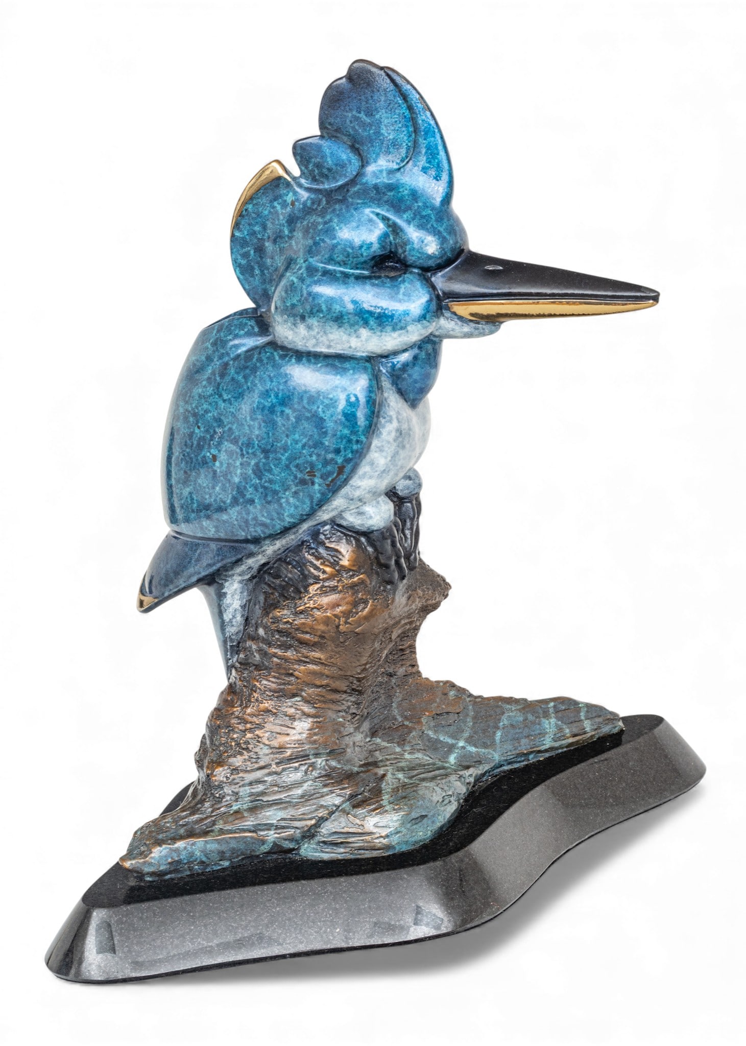 Jason Napier (American, B. 1973) Bronze Sculpture 2012, 'Li'l King', SN: 3/37, H 11" W 10" L 5.5" (1 of 7)