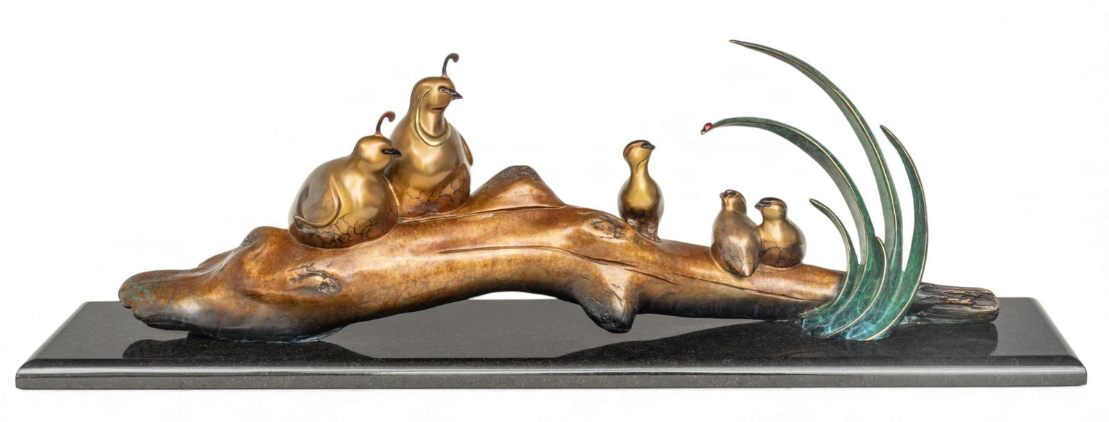 Jason Napier (American, B. 1973) Bronze Sculpture 2000, 'Lady Bug Surprise', SN: #45/72, H 10" W (1 of 10)