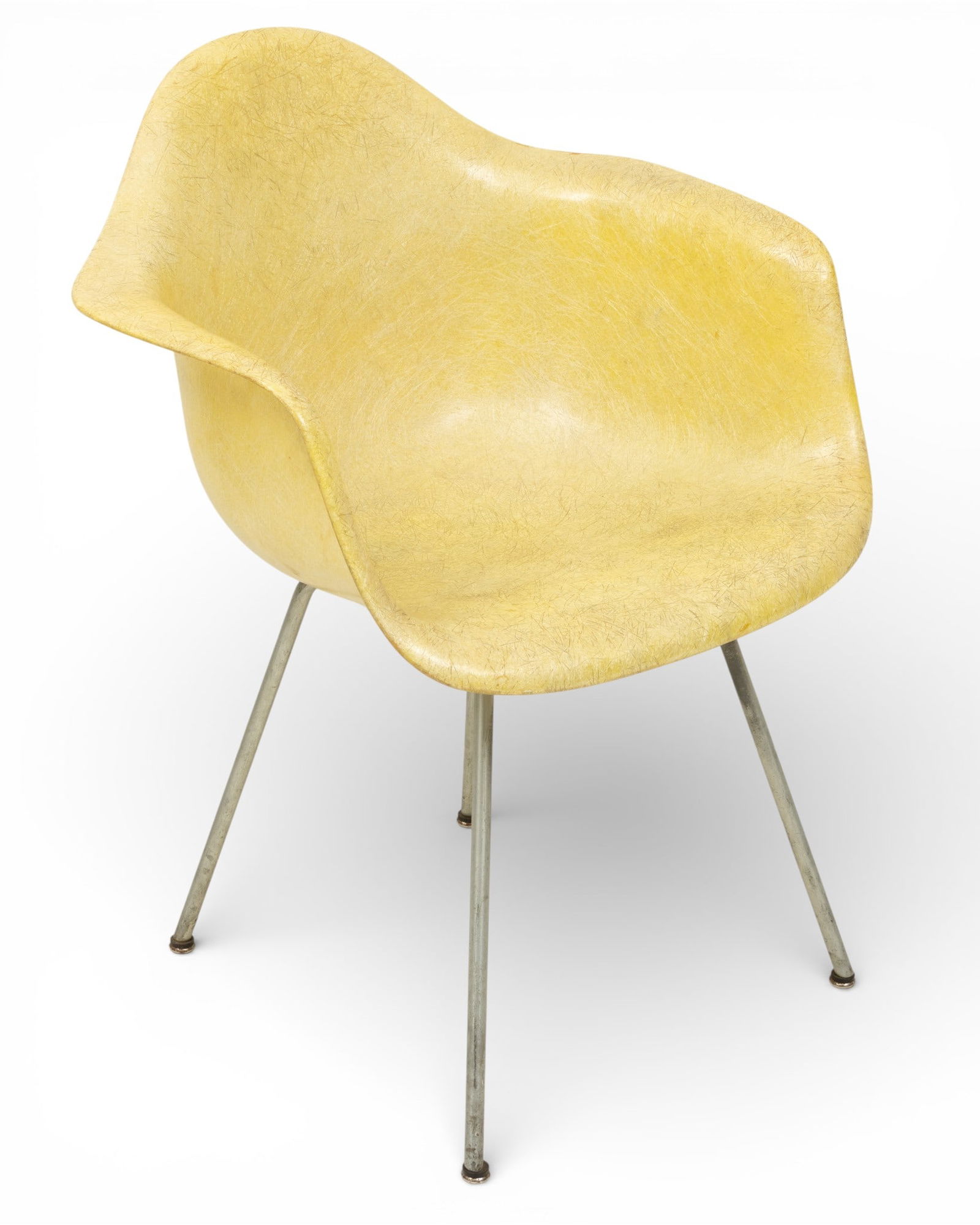 Charles and Ray Eames (American) for Herman Miller (American) Molded Fiberglass Shell Armchair, Ca. (1 of 6)