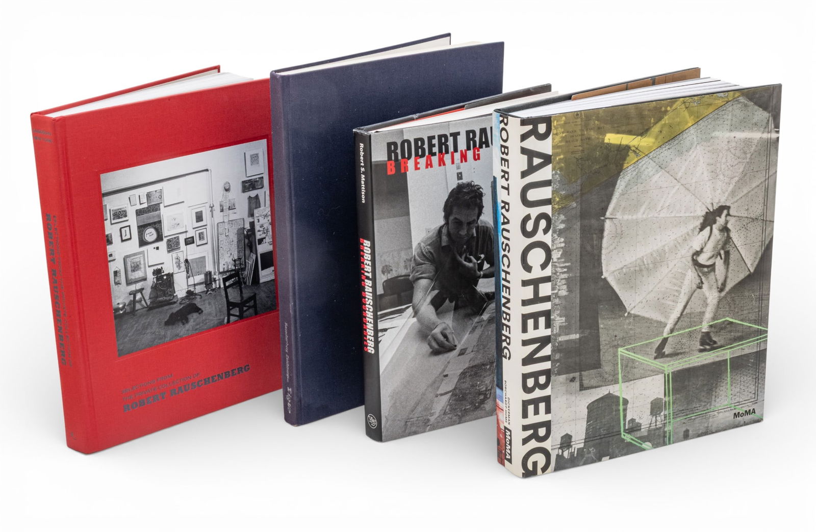 Robert Rauschenberg (American, 1925-2008) Group of Four Books 'Breaking Boundaries; Selections from (1 of 5)