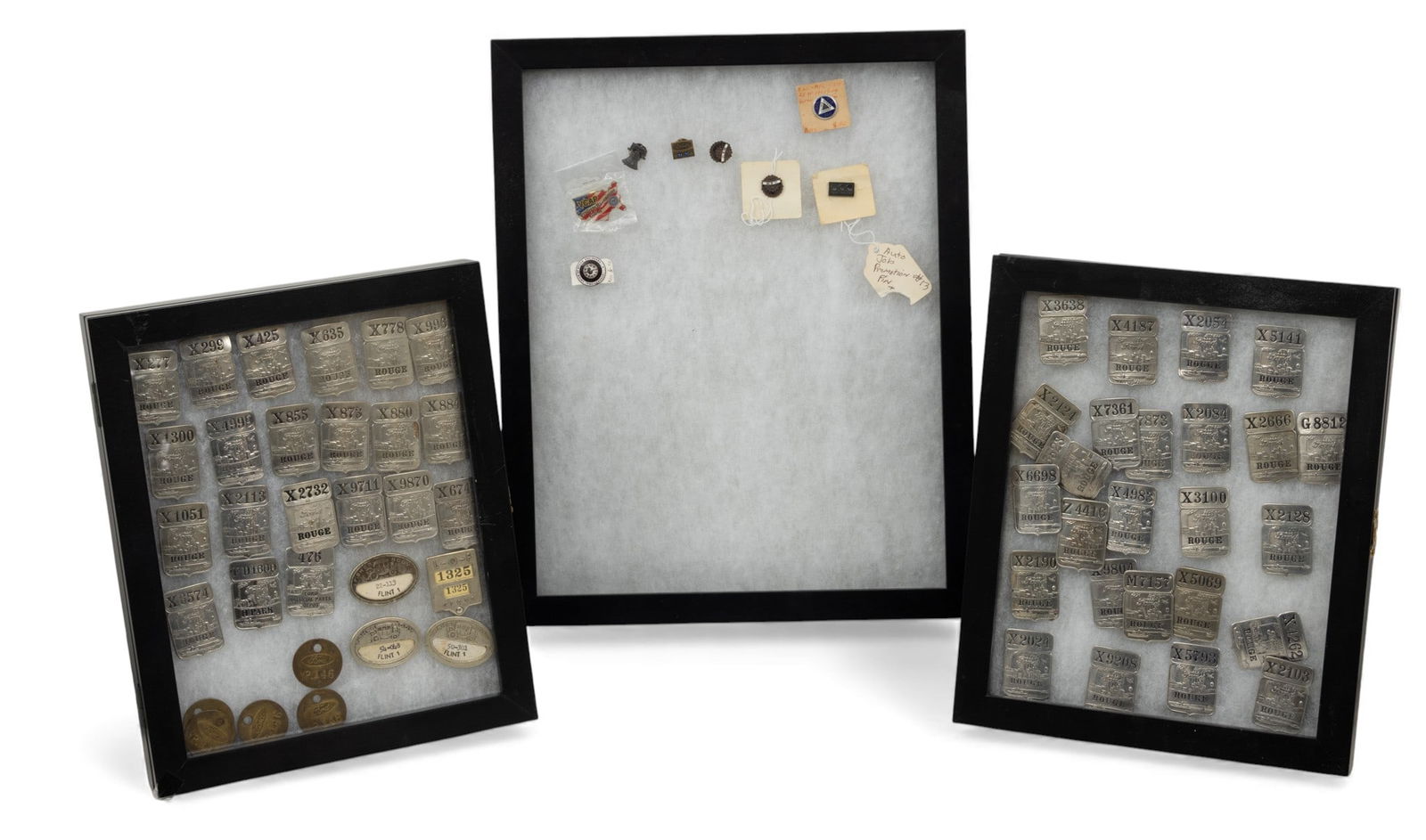 The John Fosket Collection of Automobile Plant Badges H 1.5" W 1.25" 54 PCS (1 of 4)