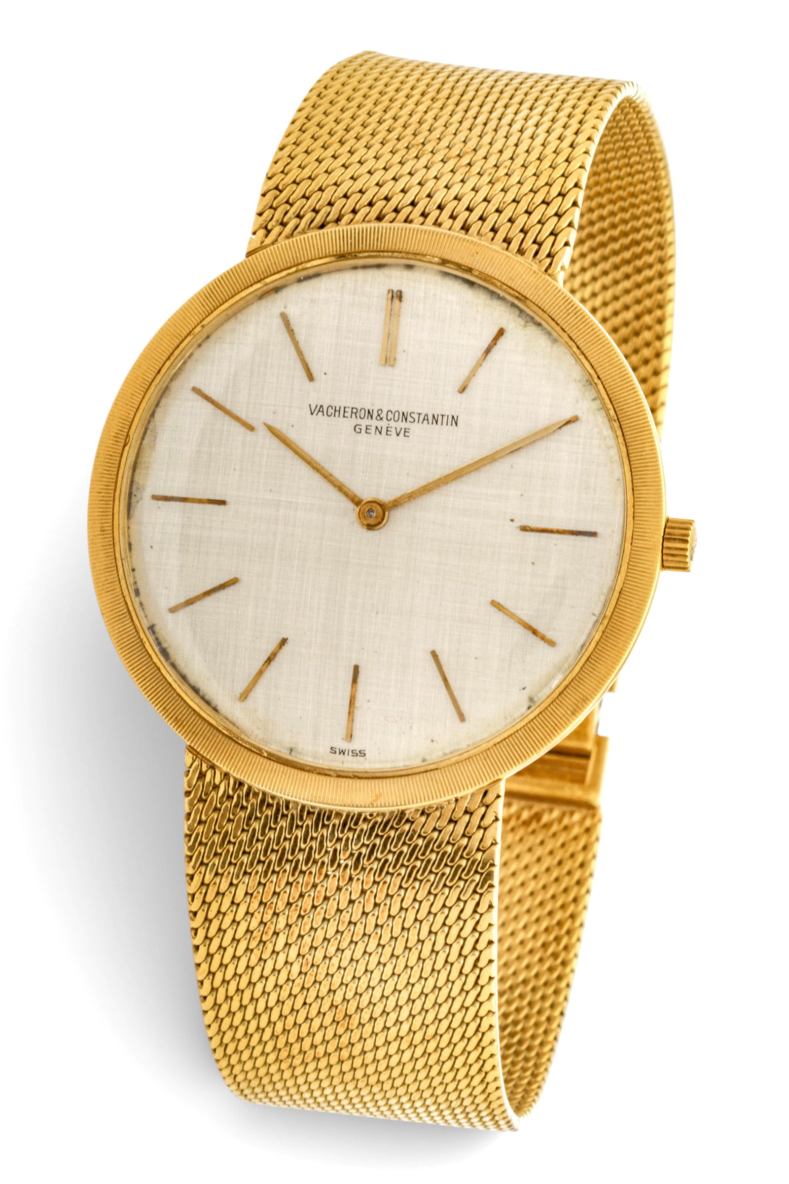 Vacheron & Constantine (Swiss) 18k Gold Man's Wrist Watch L 7" 1 PC (1 of 9)