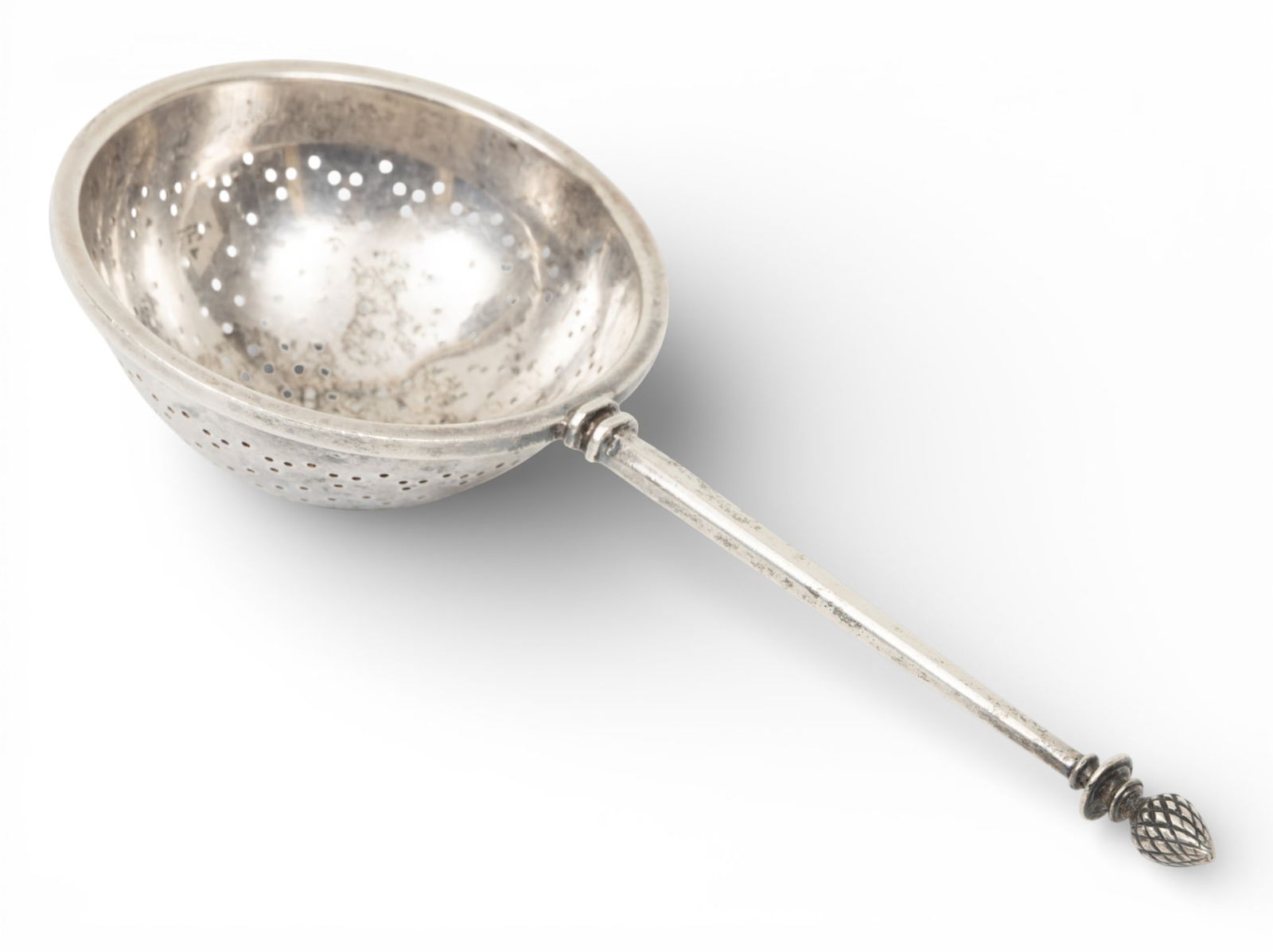 Currier & Roby, (NYC) Sterling Silver Bartender's Strainer with Handle 1940, L 7" 2 t oz (1 of 3)