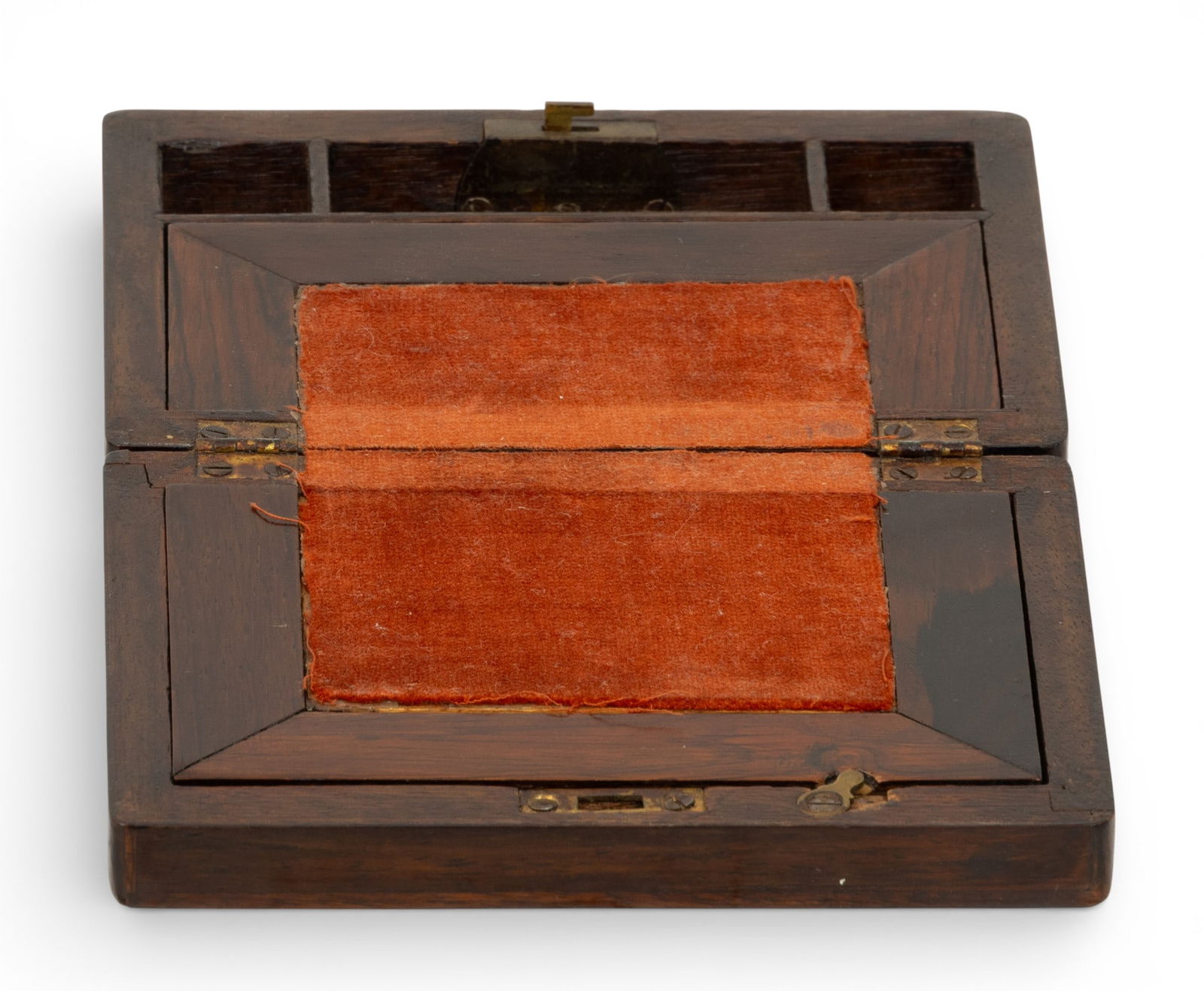 Victorian Traveling Letter Writing Lap Desk, Late 19th C., H 2" W 4" L 5" (1 of 5)