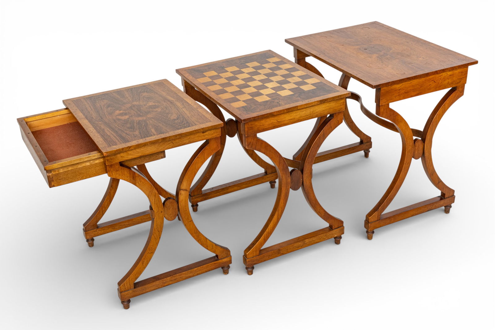 Pavane Furniture by Tomlinson, Nesting Games Tables, Ca. 1960s, 3 PCS (1 of 8)