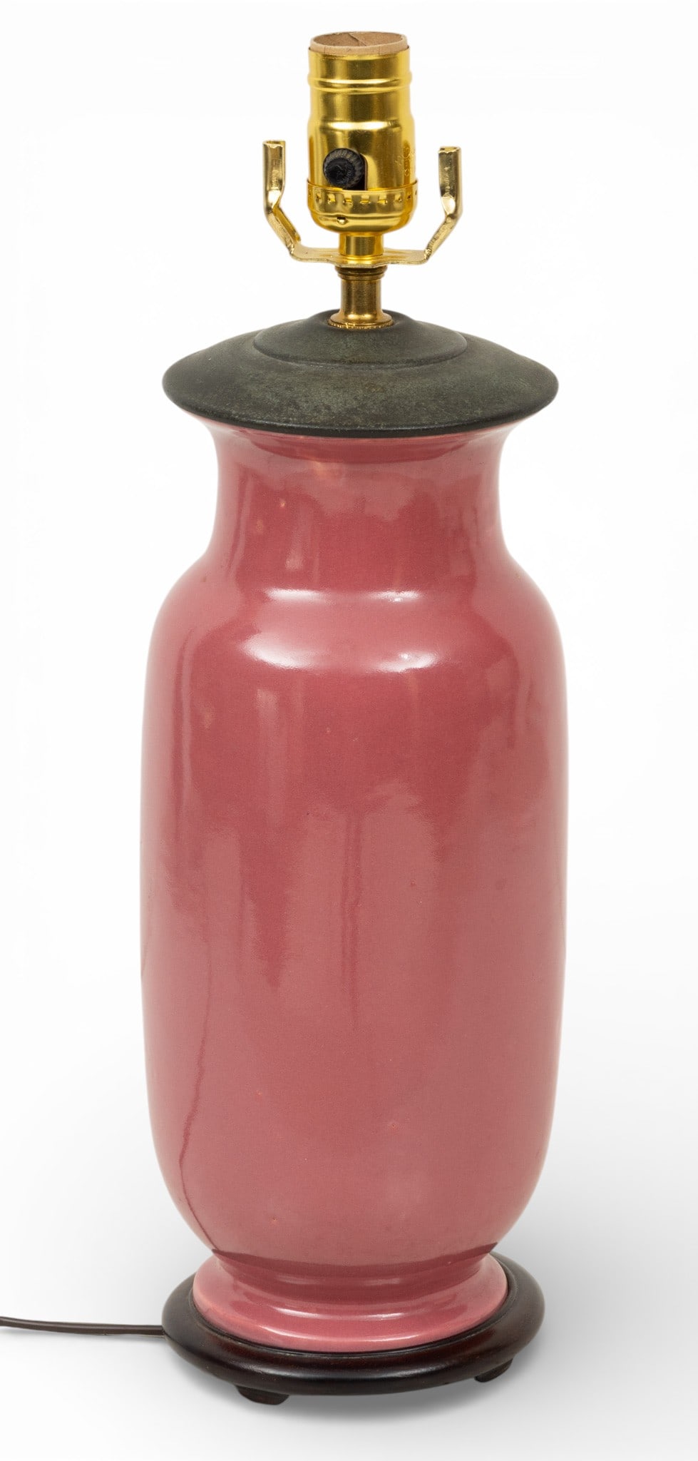 Possibly Newcomb Pottery Lamp H 17.5" Dia. 6" (1 of 2)