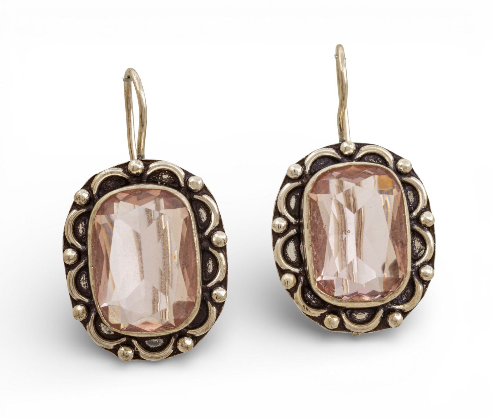 Sterling Silver and Kunzite Earrings 11.2 g (1 of 6)