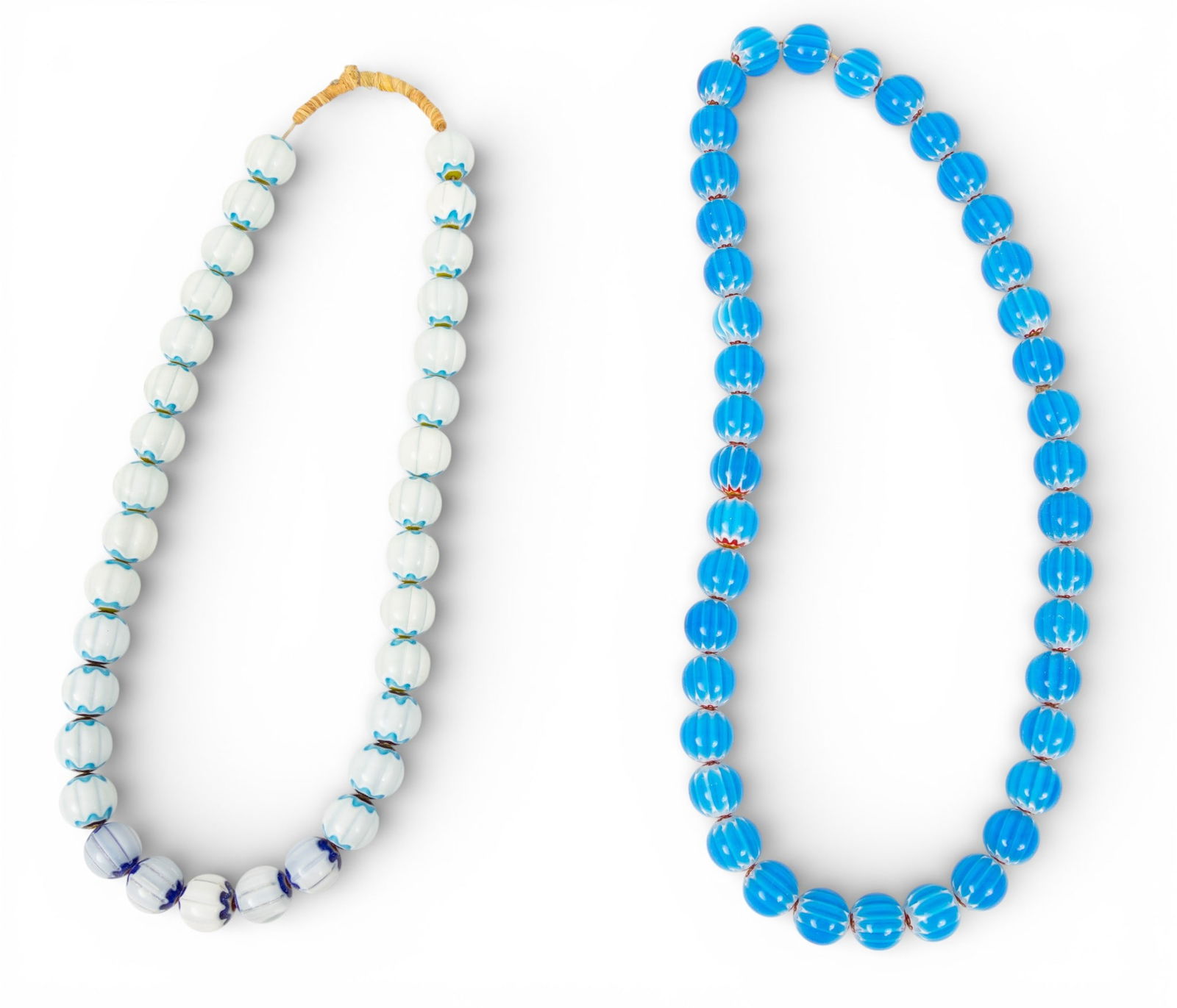 Two African Trade Bead Necklaces (1 of 6)