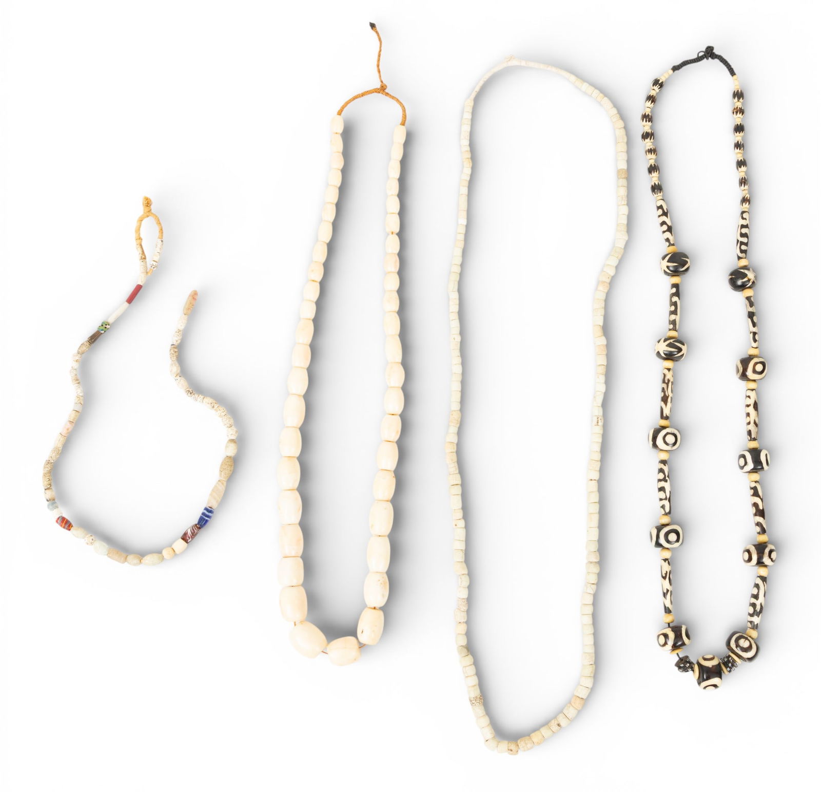 Four African Trade Bead Necklaces 4 PCS (1 of 5)