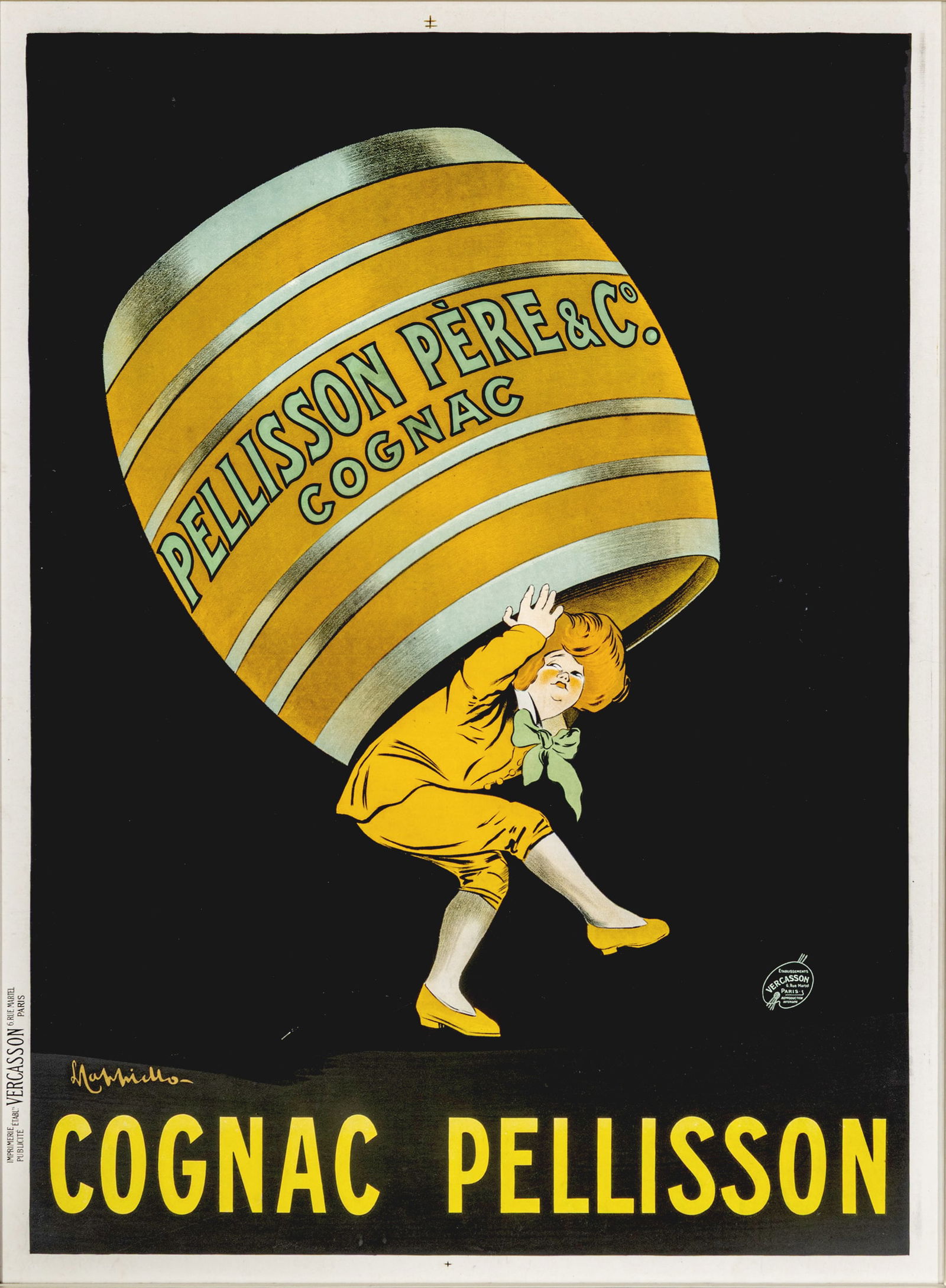 Leonetto Cappiello (French, 1875-1942) Lithographic Poster in Colors on Paper, Linen Backed 1907, (1 of 11)