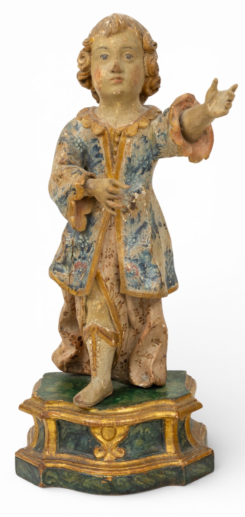 Santos Style Carved Wood Figure H 21" (1 of 4)