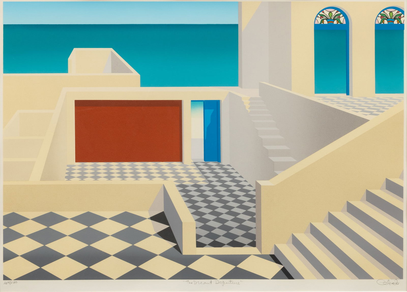 Humberto Calzada (Cuban-American, 1944-2025) Serigraph on BFK Rives Wove Paper, 'The Dreamt (1 of 7)