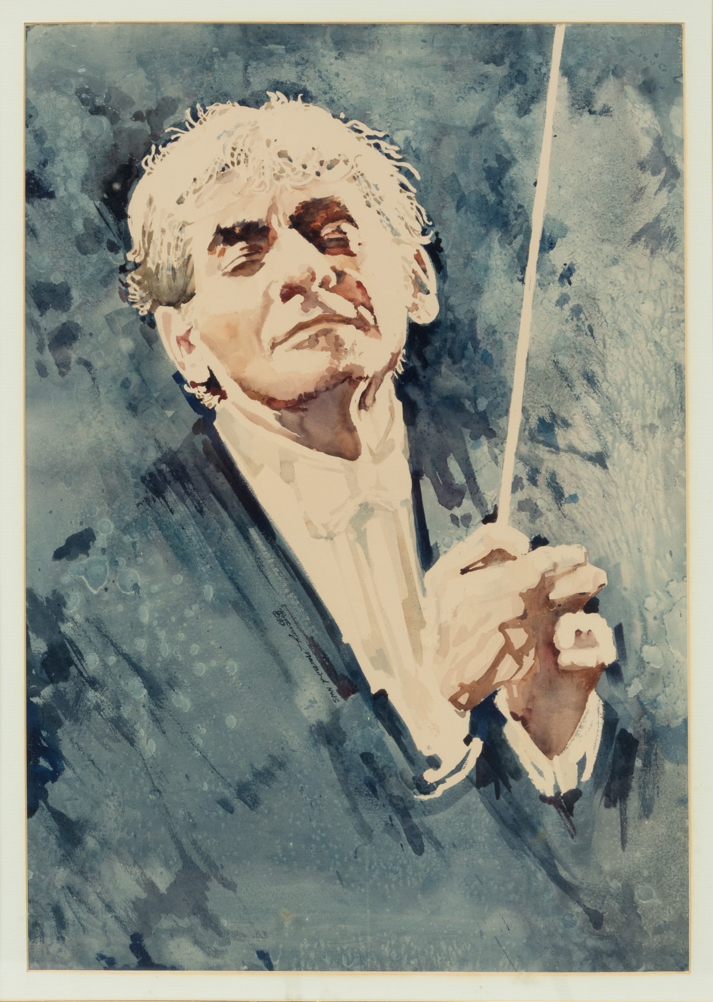 Rosemary Macbird (American, 1921-2018) Offset Lithograph on Paper, Ca. 1987, 'Leonard Bernstein', H (1 of 4)