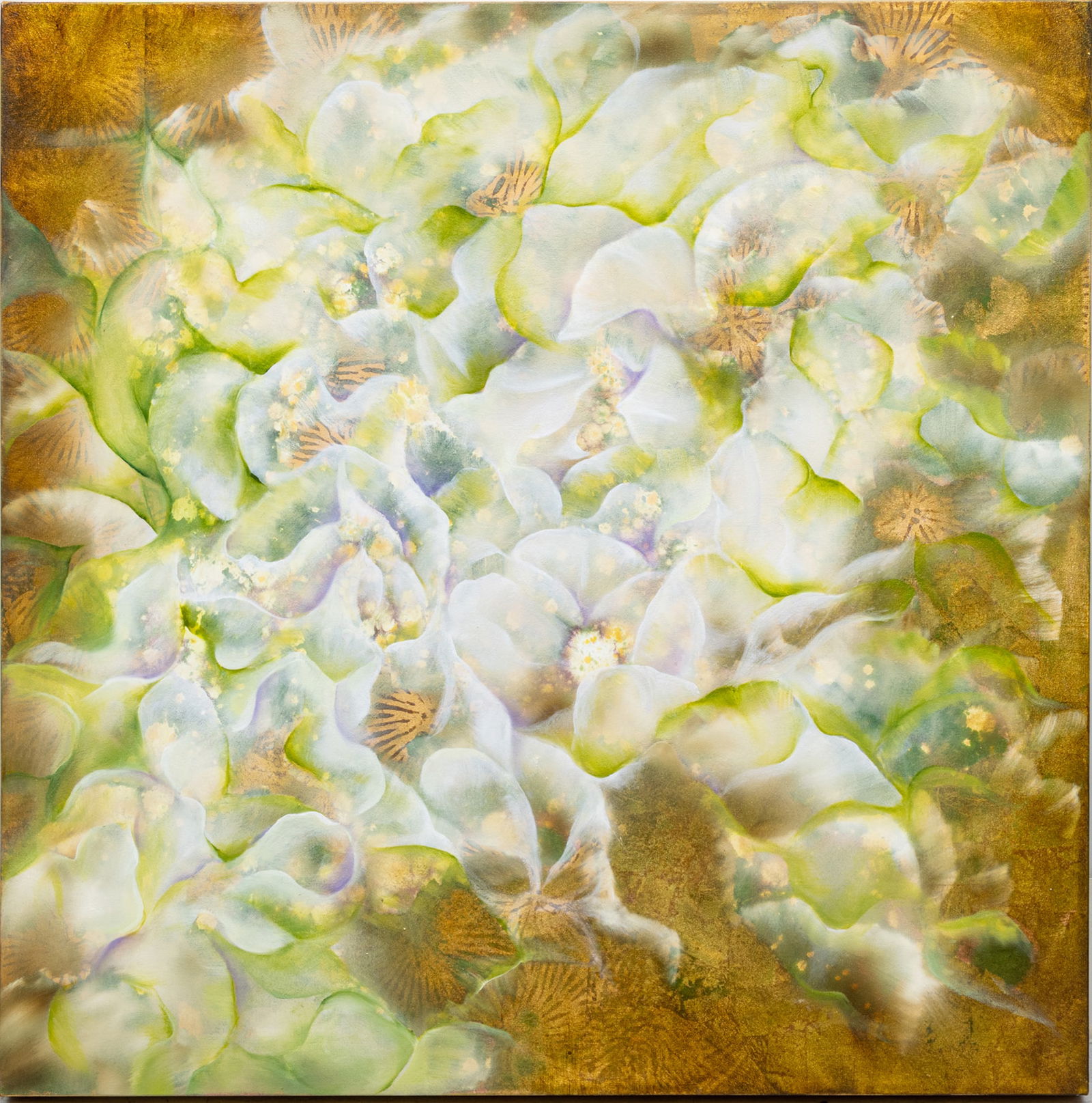 Britten (American/Colorado, B. 1972) Mixed Media on Linen Canvas, Ca. 2017, 'Soufflé - (1 of 12)