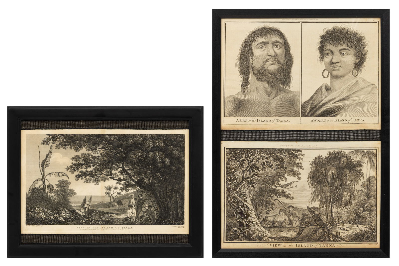 After William Hodges and John Webber (English) Engravings, from James Cook's Voyages 2 PCS (1 of 11)
