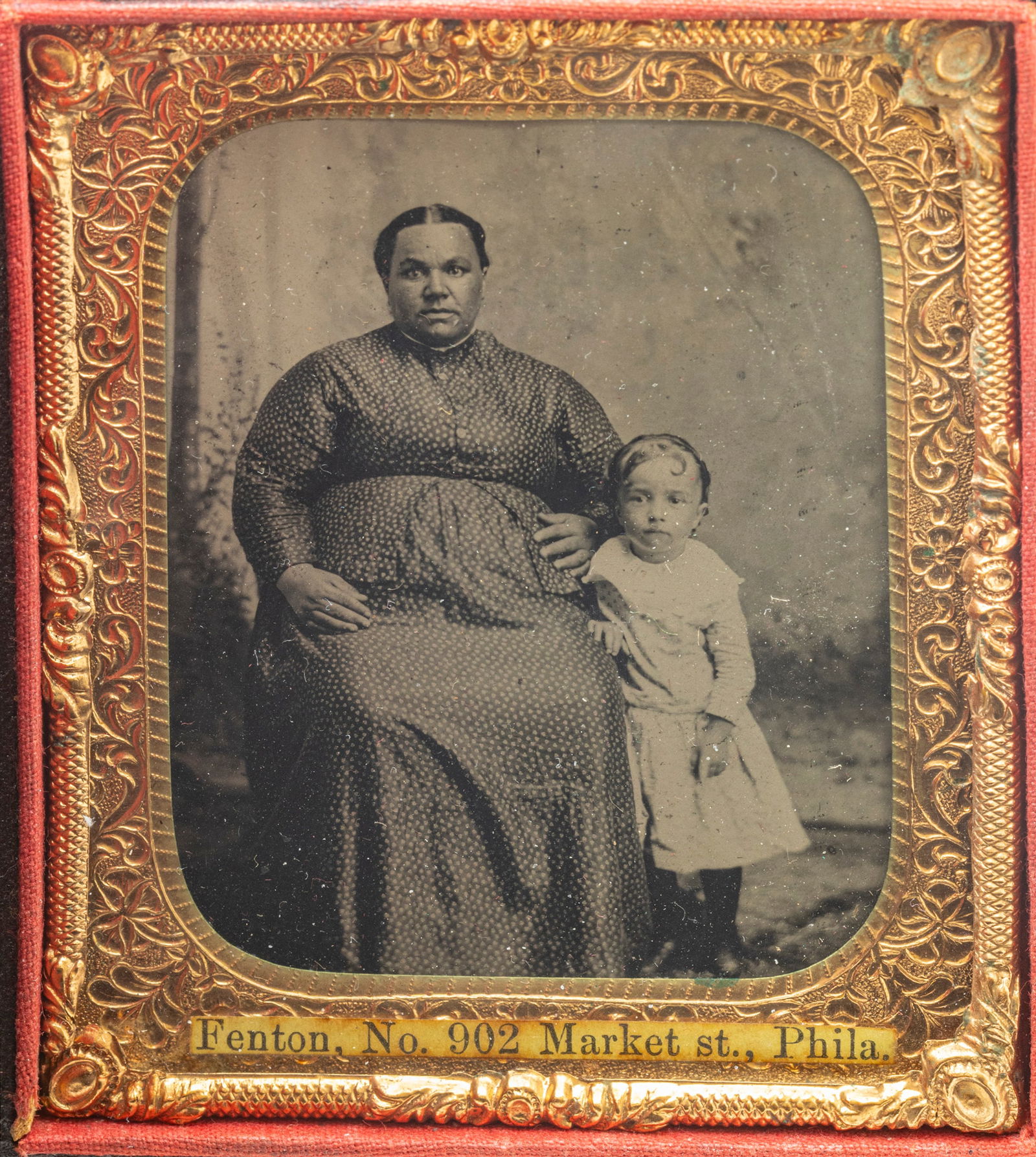 Joseph Fenton 1/9th Plate Tintype 1862-1866, H 2.5" W 2" (1 of 4)