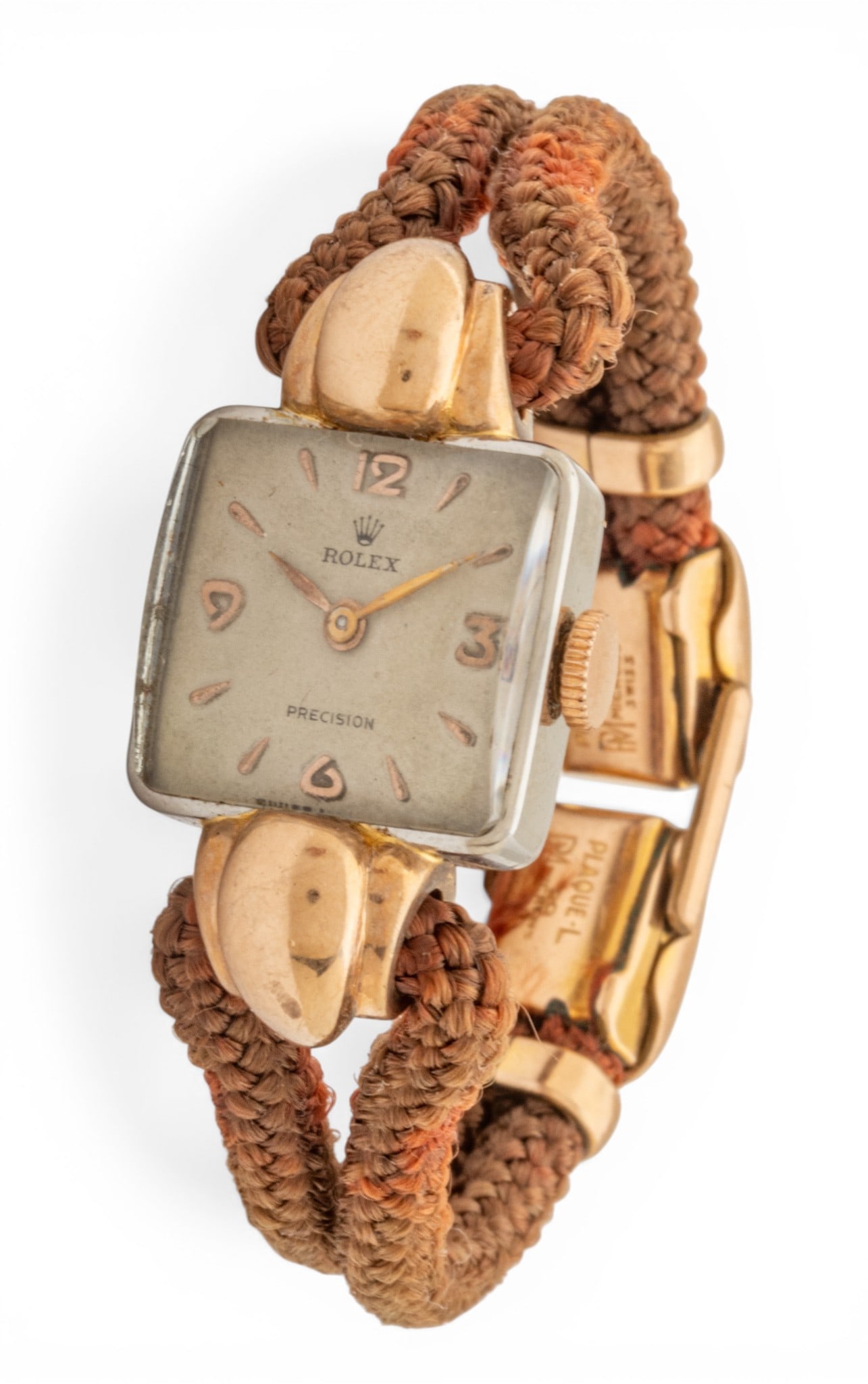 Rolex (Swiss) 18k Gold Case Depose Ladies Wristwatch 1948: Rolex (Swiss) 18k Gold Case Depose Ladies Wristwatch 1948 Marked Modele Depose / 516759 model. Provenance: Property of a Franklin, MI private collector Dimensions: