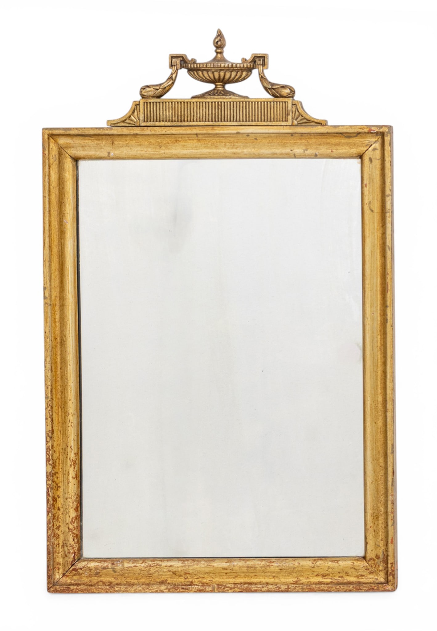 Adams Style Giltwood Wall Mirror 20th C., H 30" W 18.75" (1 of 4)