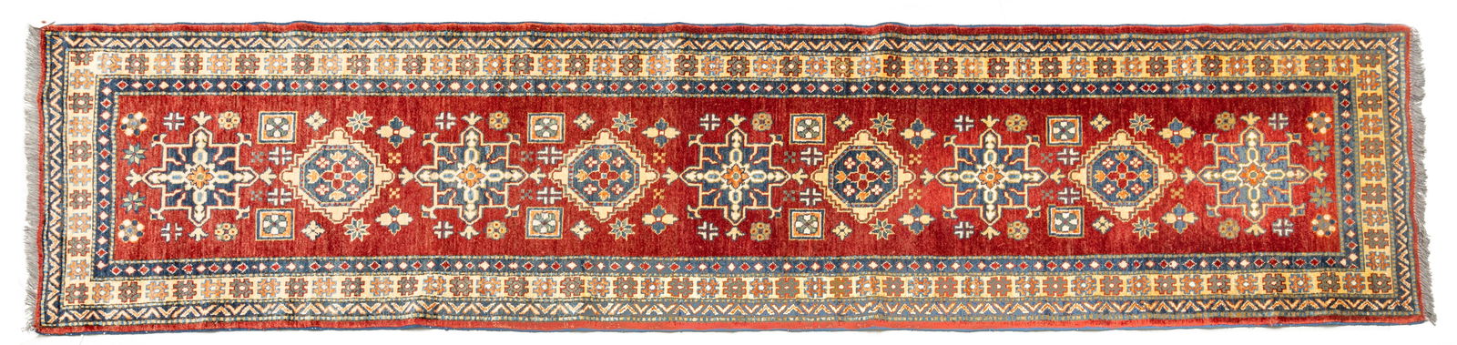 Indo-Heriz Handwoven Wool Runner, Ca. 1980, W 2' 9" L 12' (1 of 6)