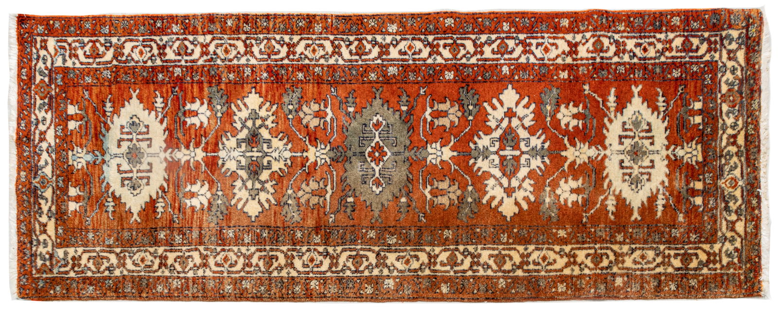 Northwest Persian Handwoven Wool Rug, Ca. 1990, W 2' 7" L 6' 8" (1 of 5)