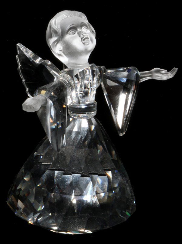 SWAROVSKI, CRYSTAL ANGEL FIGURINE, H 4" Jun 14, 2013 DuMouchelles in MI