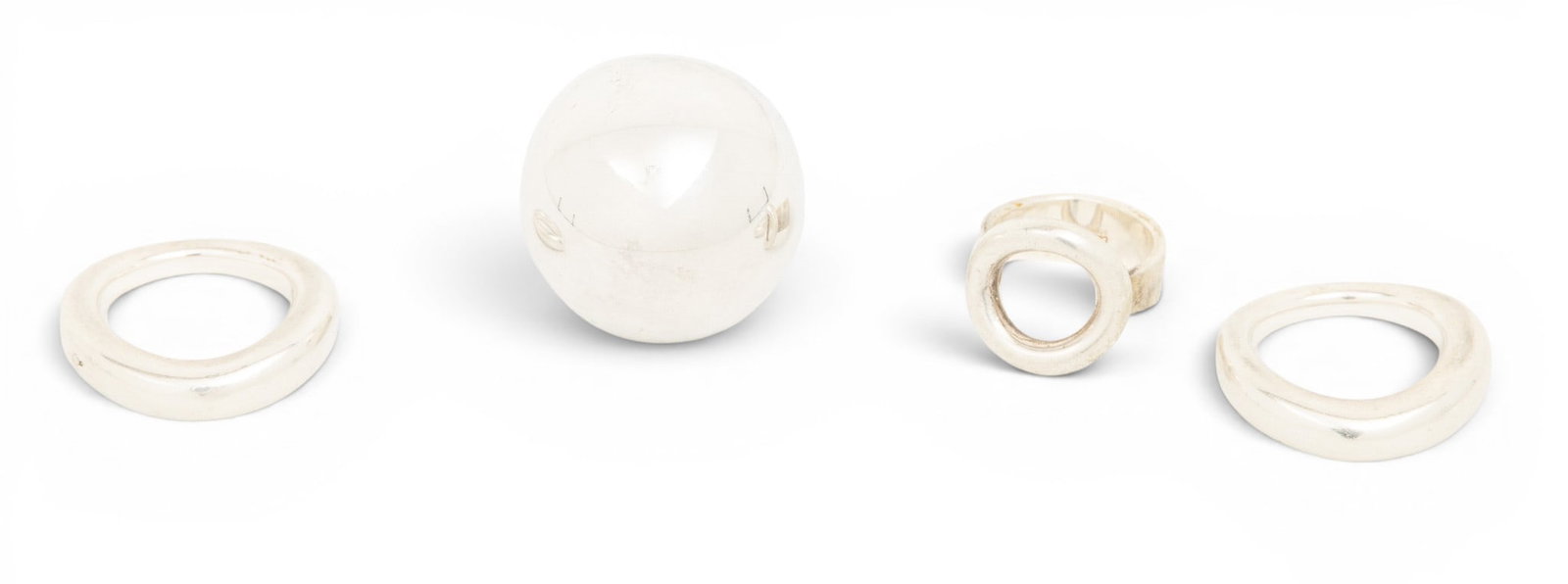 Christofle (French) Sterling Silver Rings 4 PCS (1 of 5)