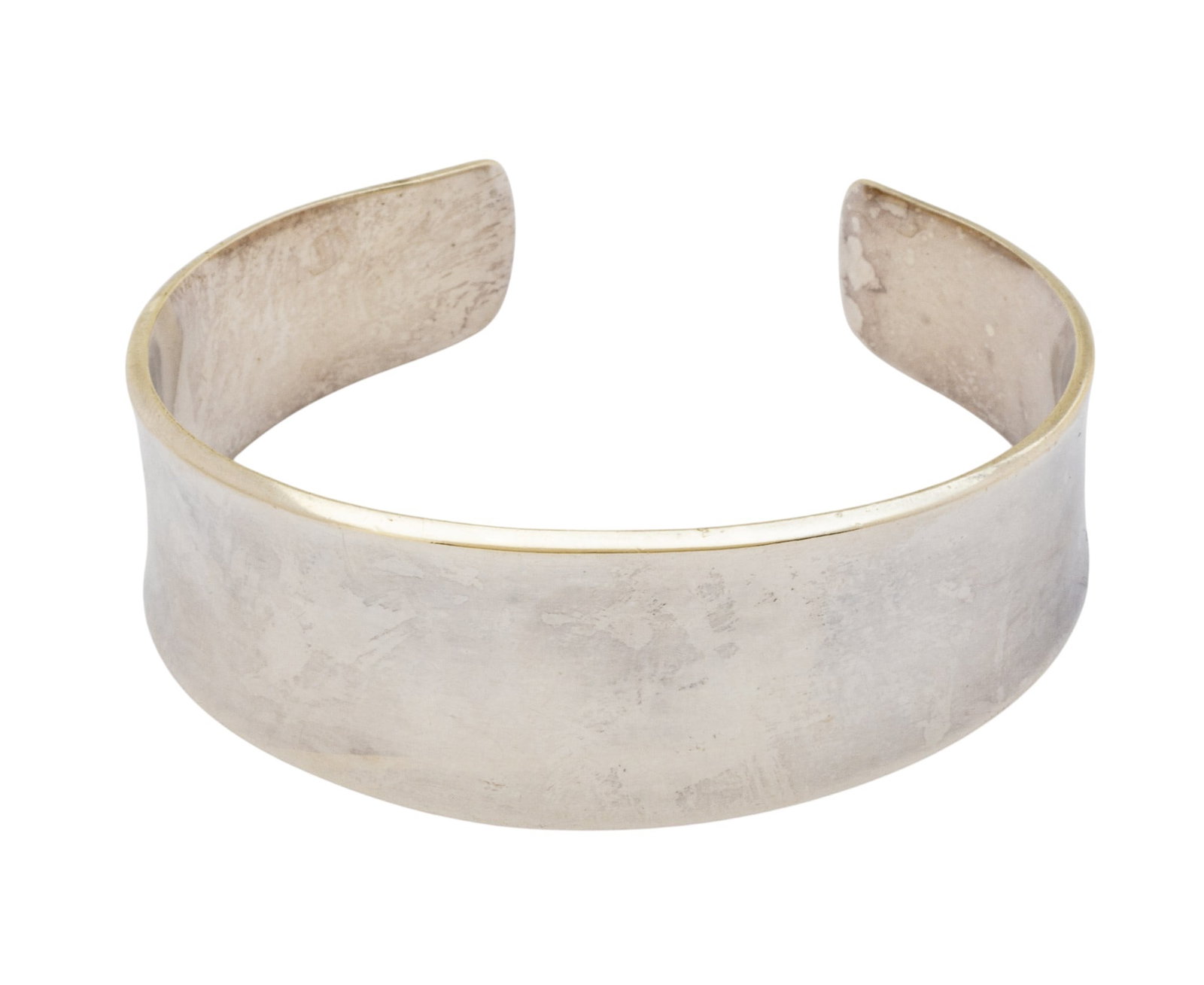 Georg Jensen (Denmark) Sterling Silver Cuff Bracelet W 1.5" 50 g 1 PC (1 of 6)