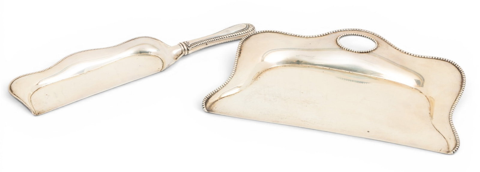 Richard Wallace Sterling Crumber and Tray #517 Circa 1900, 10 t oz 2 PCS (1 of 8)