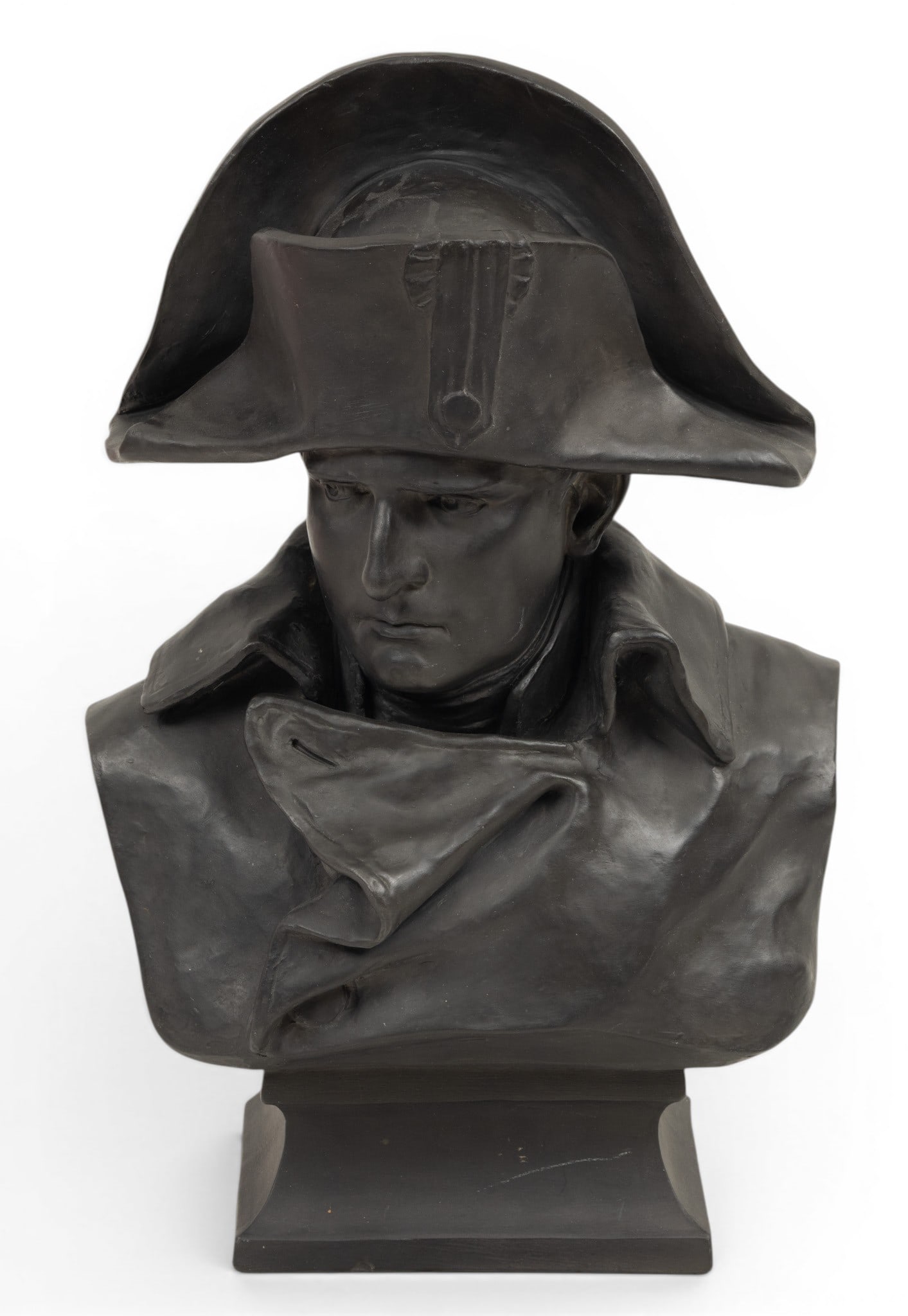 L.P. Jorgensen, After Renzo Colombo, Terracotta Bust of Napoleon 1885, H 13" 1 PC (1 of 6)