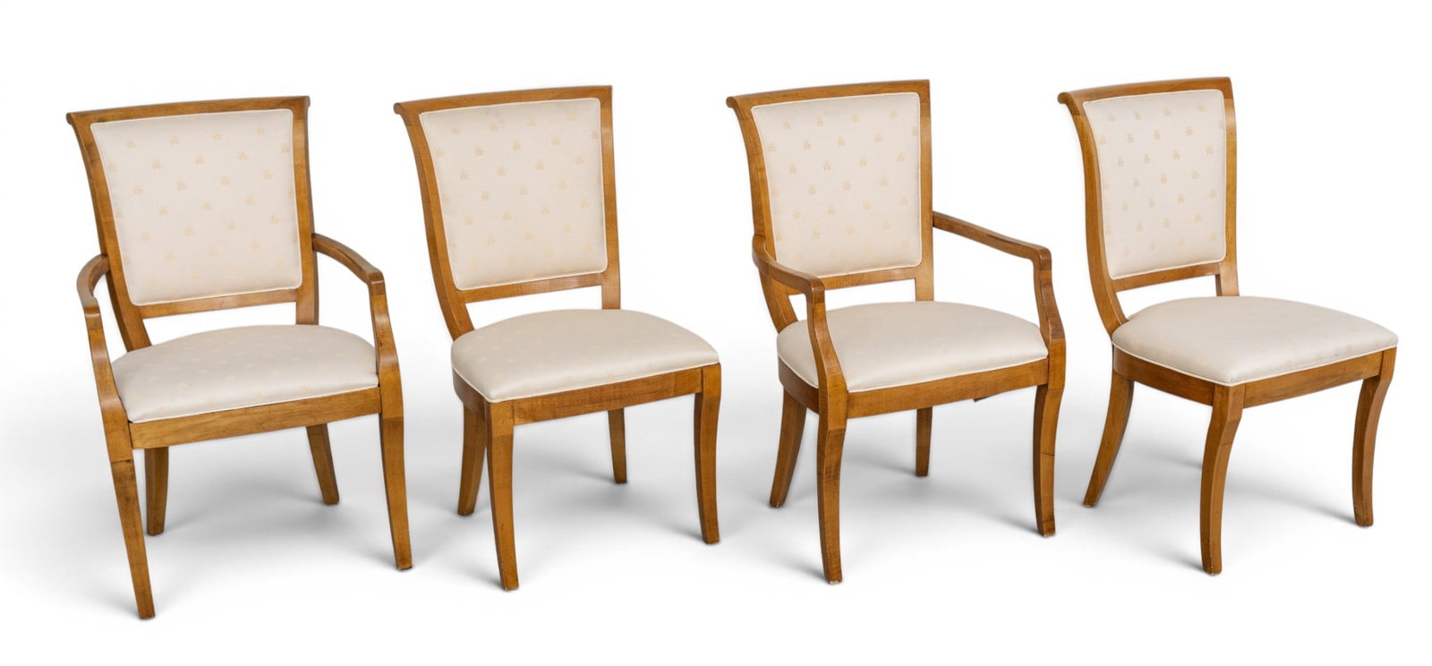 Set of Two Side and Two Arm Chairs H 38" 4 PCS (1 of 8)