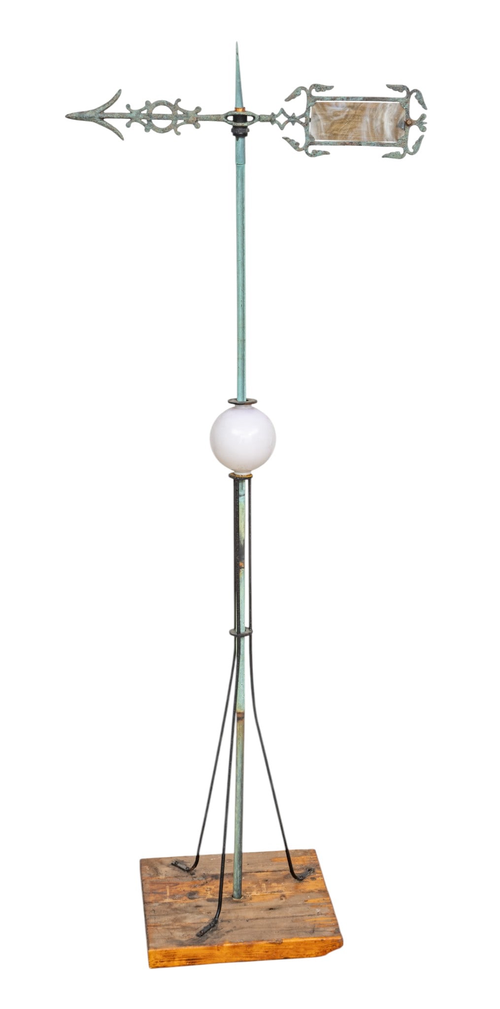 Copper Lightning Rod Weathervane H 62" W 23" L 23" (1 of 5)