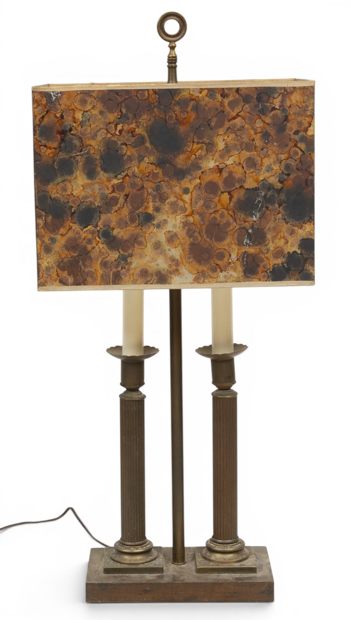 Brass Column Table Lamps 2 PCS - 2