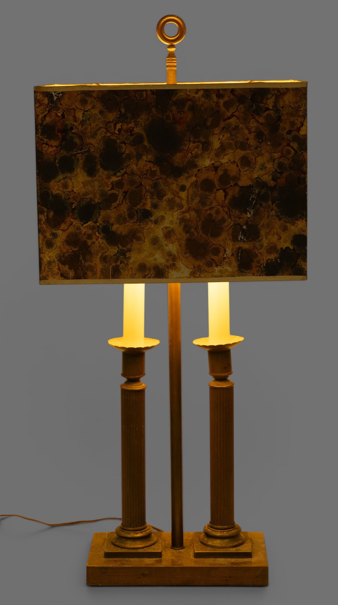 Brass Column Table Lamps 2 PCS - 6