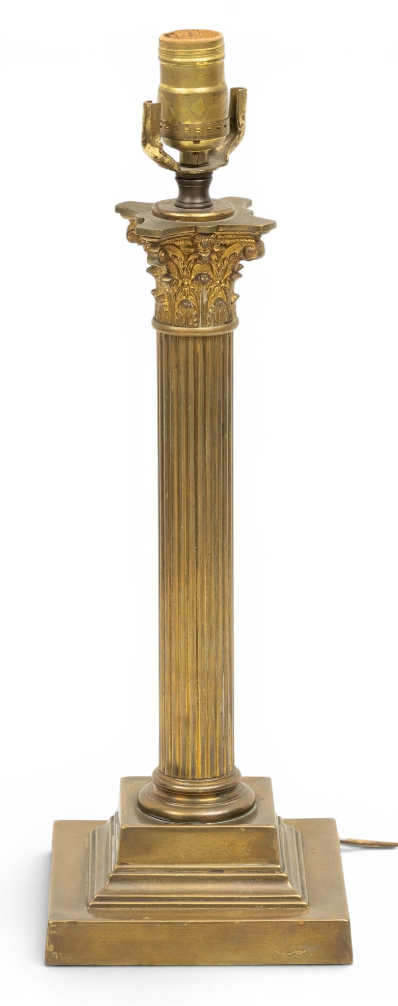 Brass Column Table Lamps 2 PCS - 7