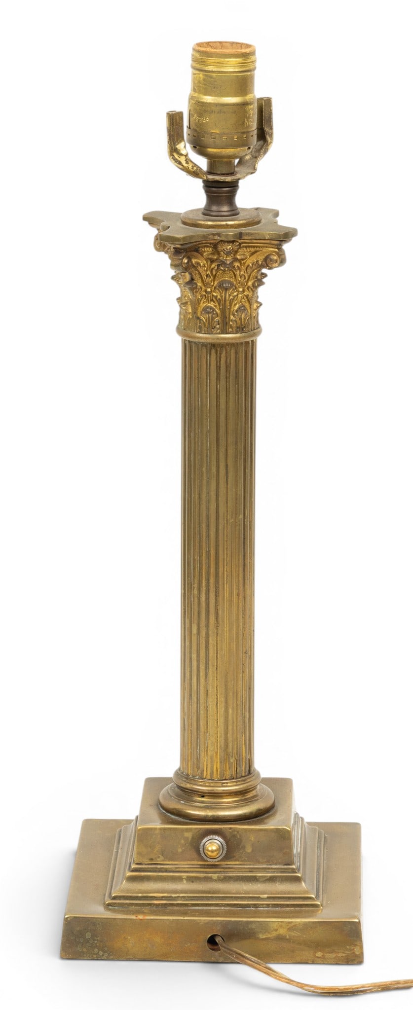 Brass Column Table Lamps 2 PCS - 8