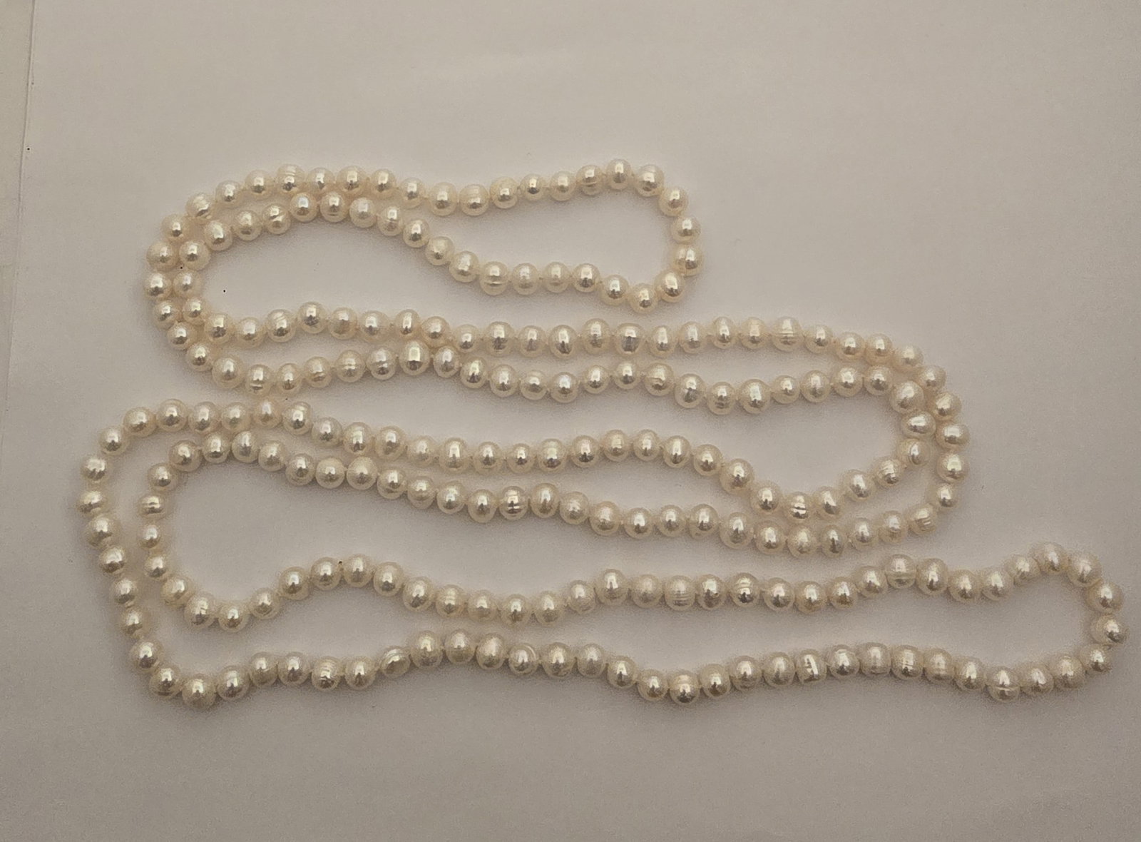 Freshwater Pearl Necklace L 62" (1 of 1)