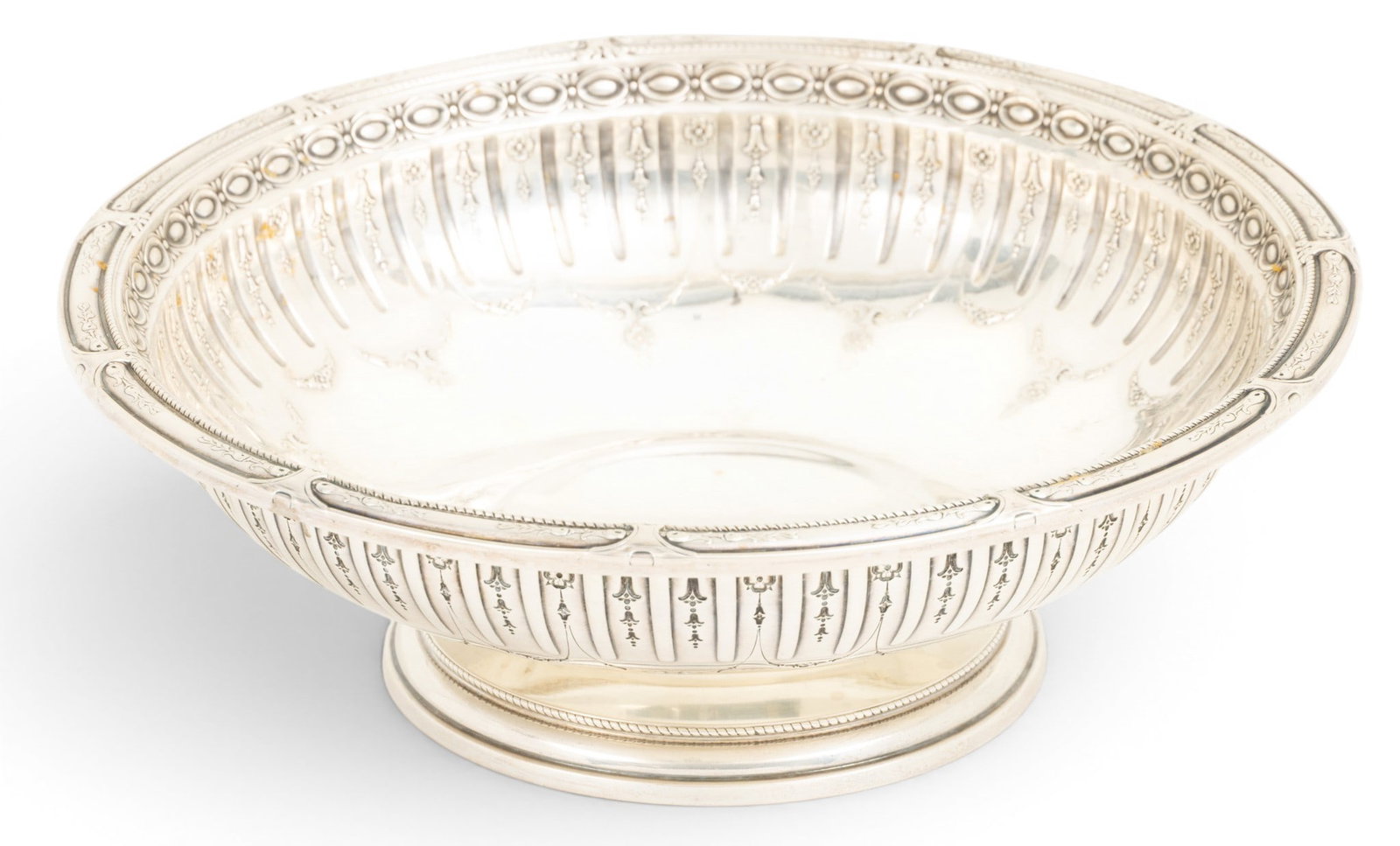 Gorham Sterling Silver Centerpiece Bowl, Ca. 1900, '"Marie Antoinette" Pattern #20024', Dia. 10" 16 (1 of 3)