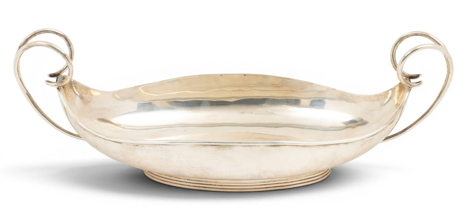 Mexican Taxco Sterling Centerpiece by C. Curita .925 Silver 1940, H 6" L 18" 27.9 t oz 1 PC (1 of 5)