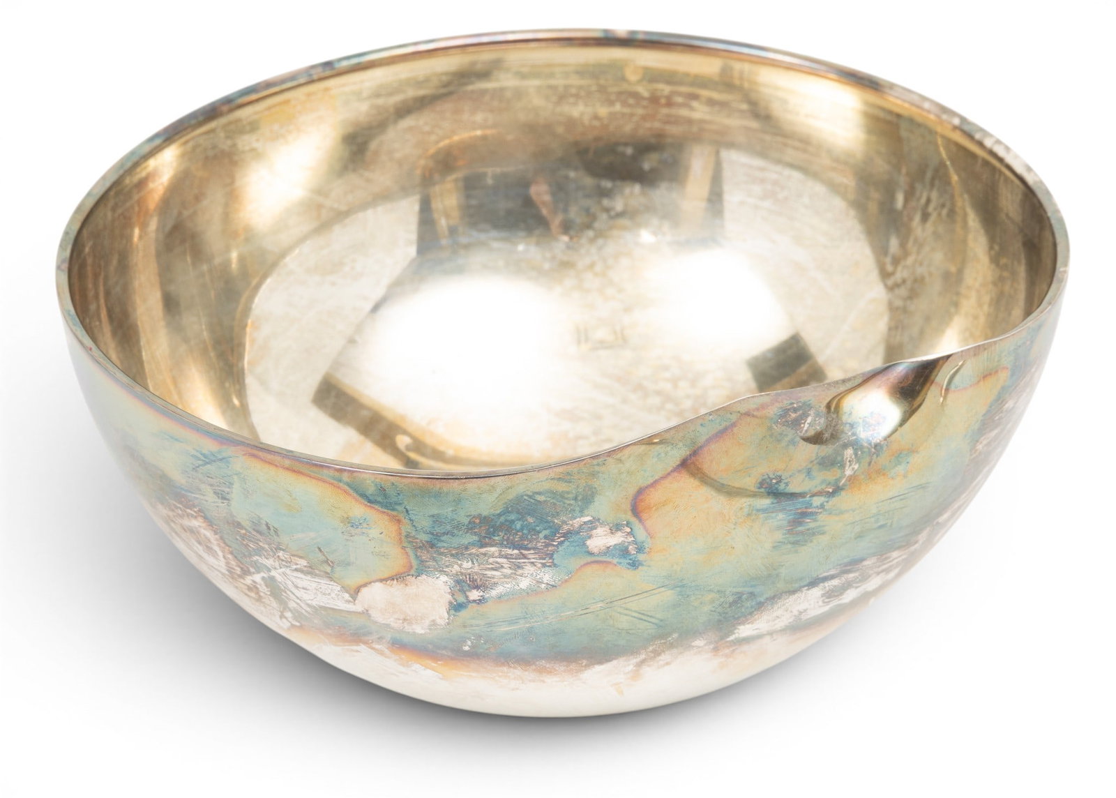 Elsa Peretti (Italian, 1940-2021) for Tiffany & Co. Sterling Silver "Thumbprint" Dish 20th C., W (1 of 2)