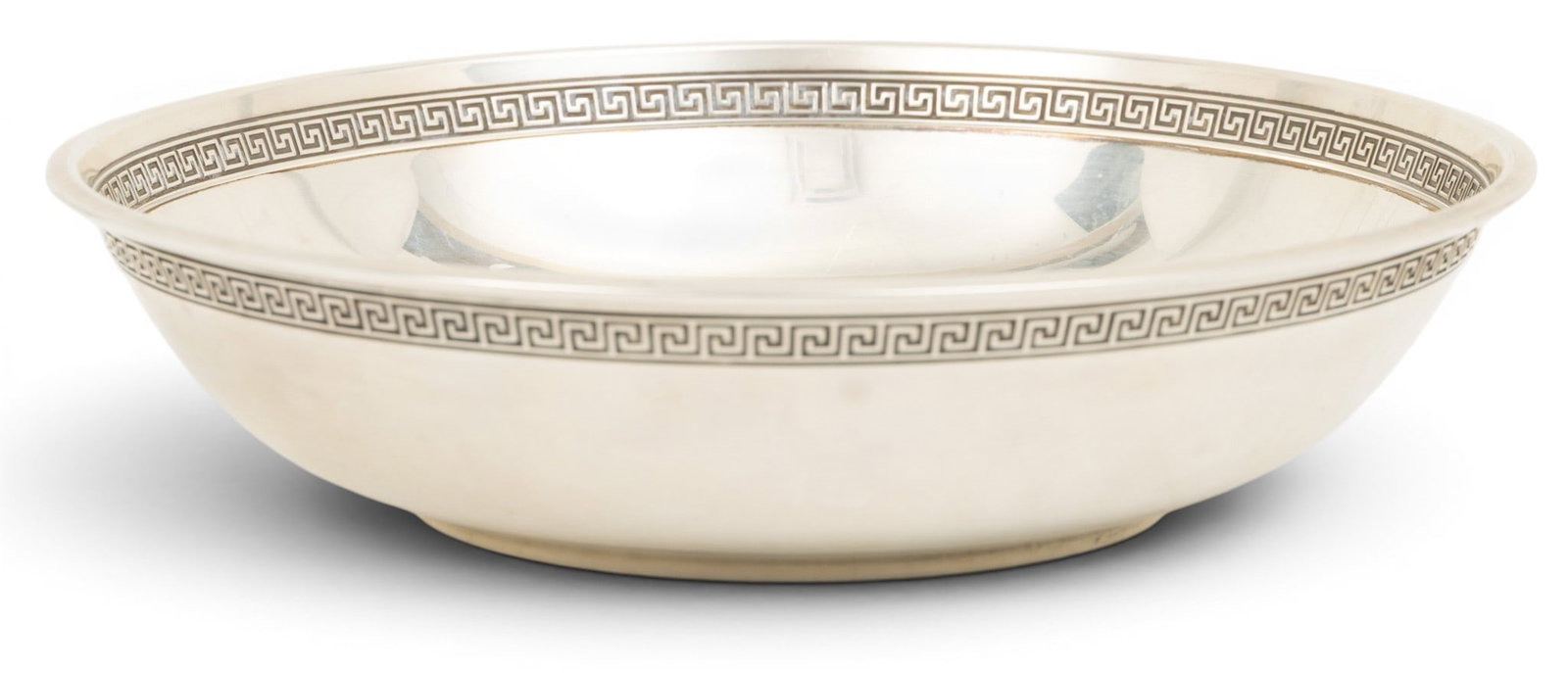 Gorham Sterling Silver Greek Key Bowl 1960, Dia. 7" 5.7 t oz (1 of 2)