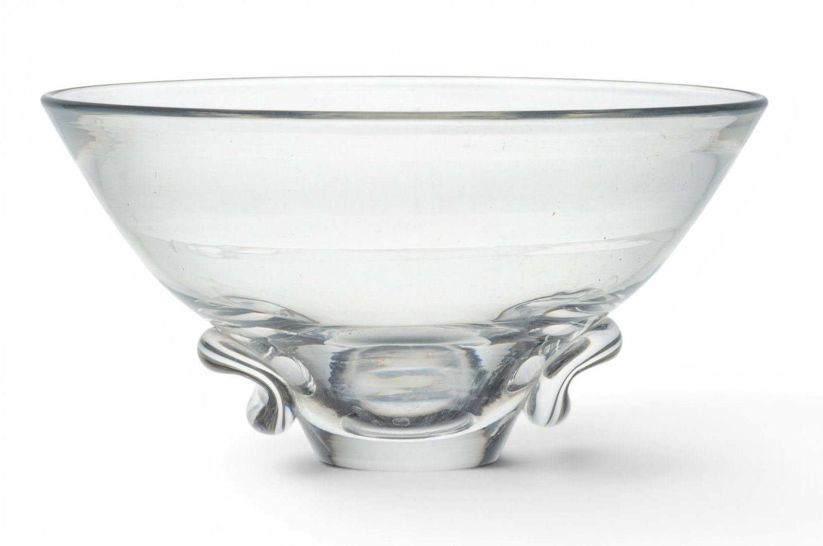 Donald Pollard for Steuben Glass Works (American, 1924-2024) Blown Glass "Talisman" Bowl 1960-1970, (1 of 6)