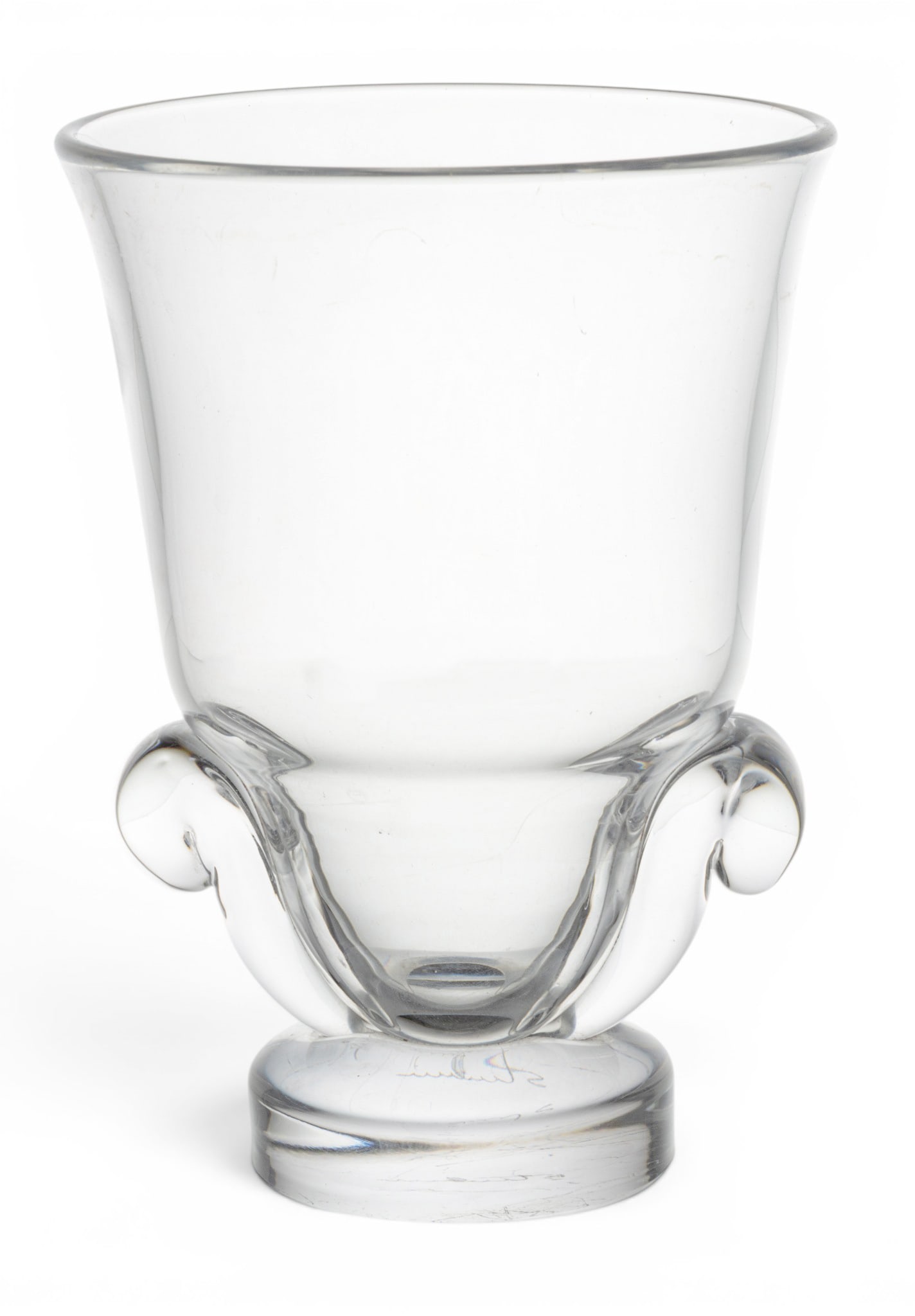 George Thompson for Steuben Glass Works (American, 1913-1981) Blown Glass Vase 1960, H 6" (1 of 6)