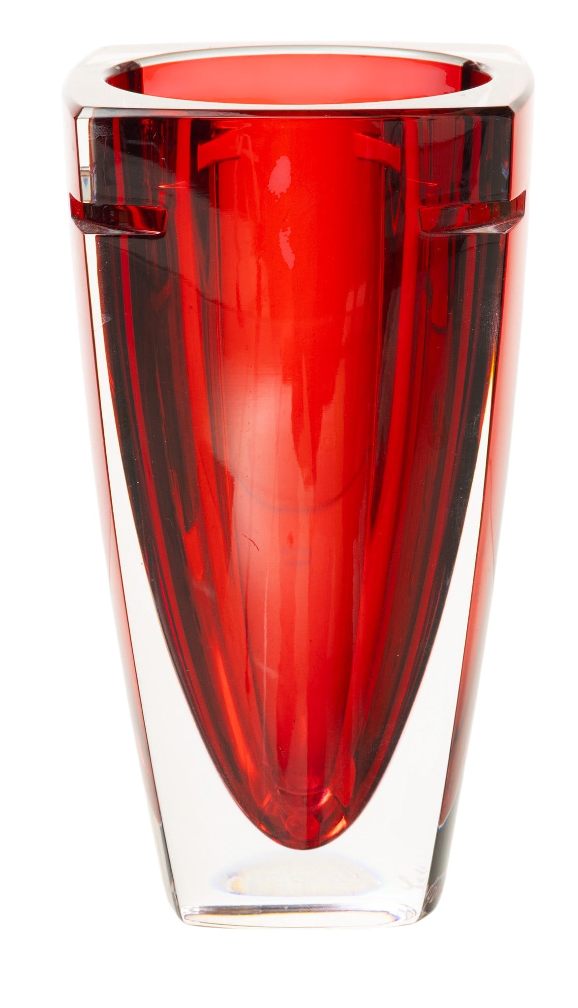 Waterford (Irish) Crystal Metra Vase, Ca. Late 20th C., 'Metra', H 7" 1 PC (1 of 4)